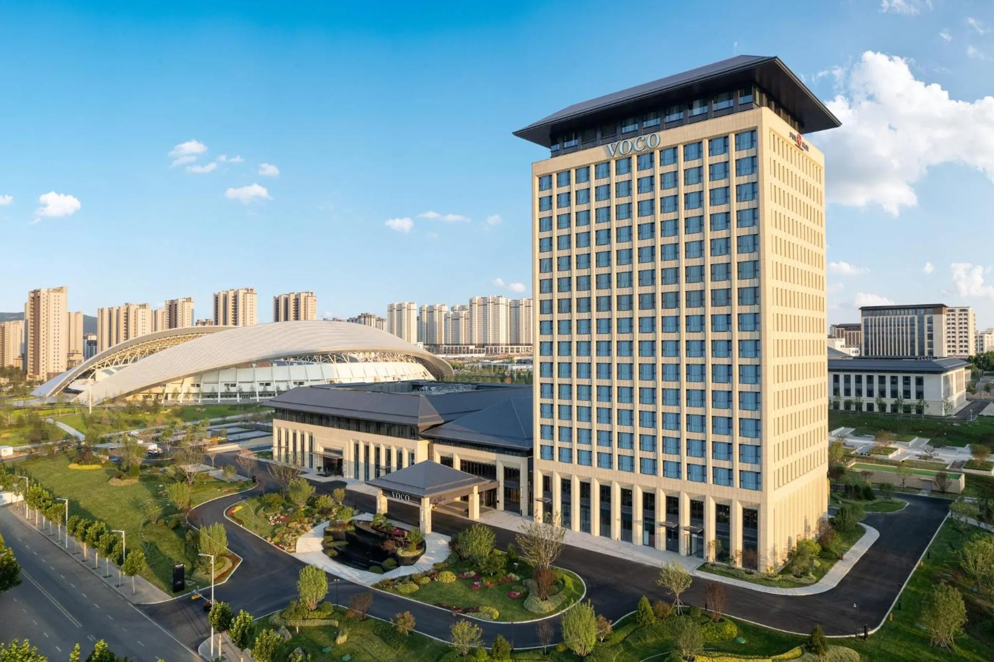 Property building in voco Jincheng Danhe by IHG