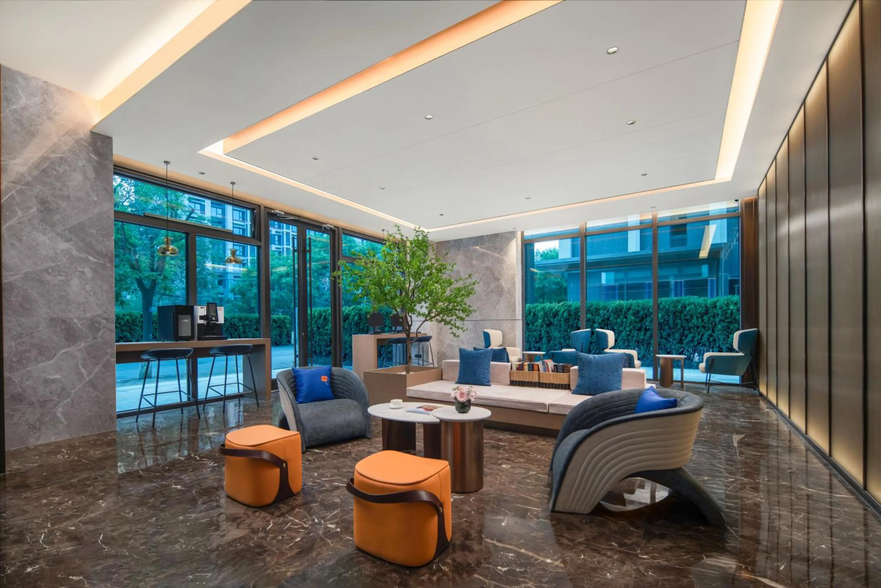 Lobby or reception in Holiday Inn Express Beijing Mentougou by IHG