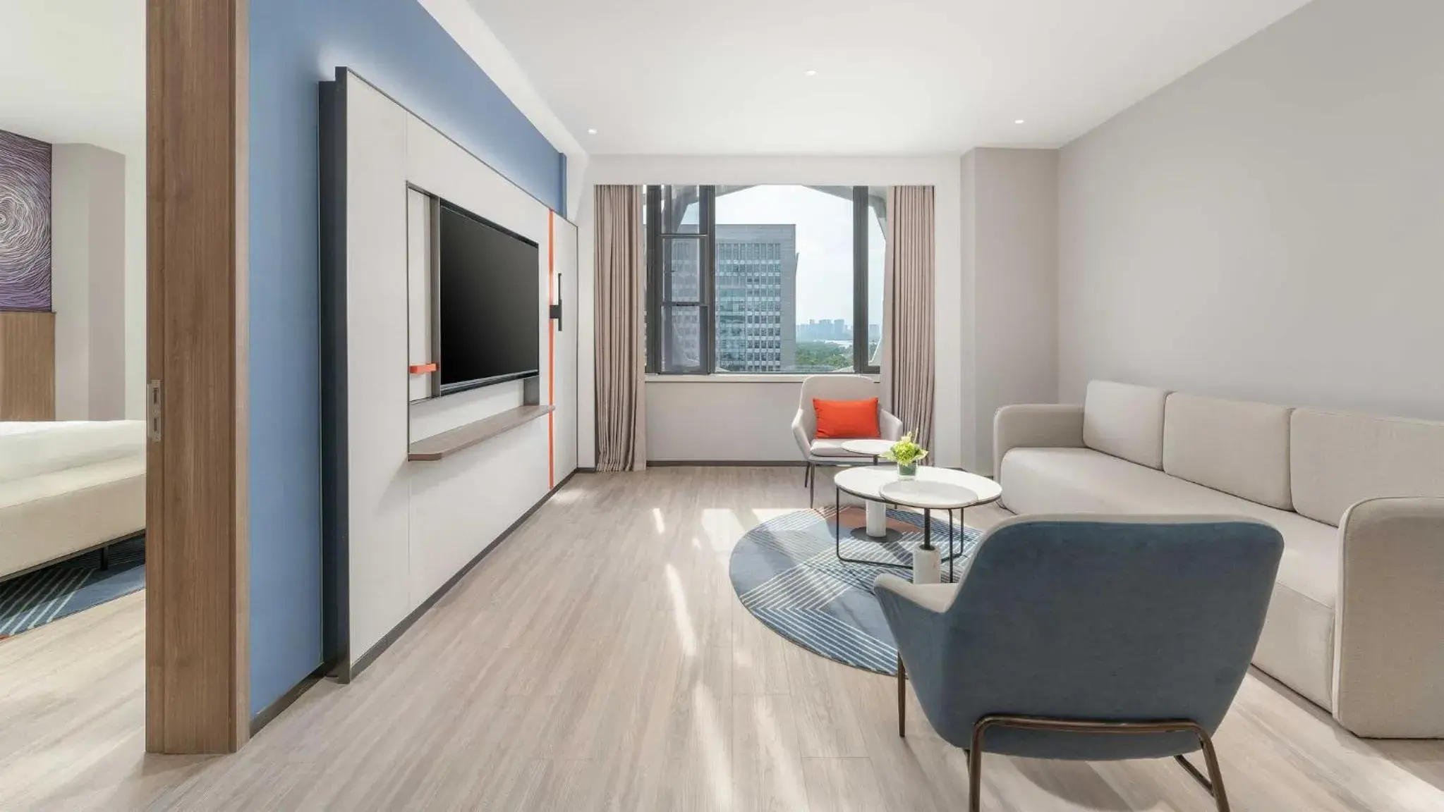 Photo of the whole room in Holiday Inn Express Wuhan Jinyin Lake Photo of the whole room in Holiday Inn Express Wuhan Jinyin Lake