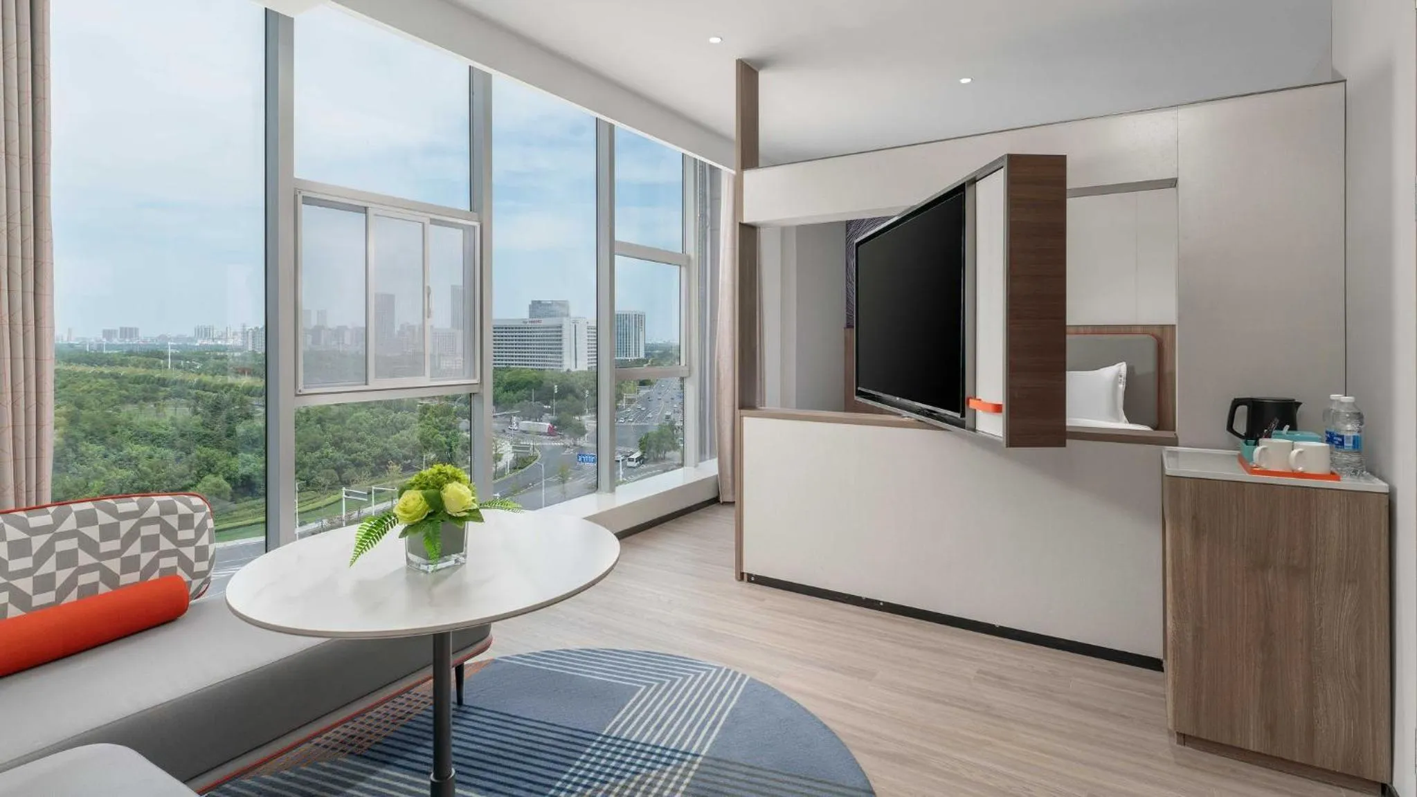 Photo of the whole room in Holiday Inn Express Wuhan Jinyin Lake