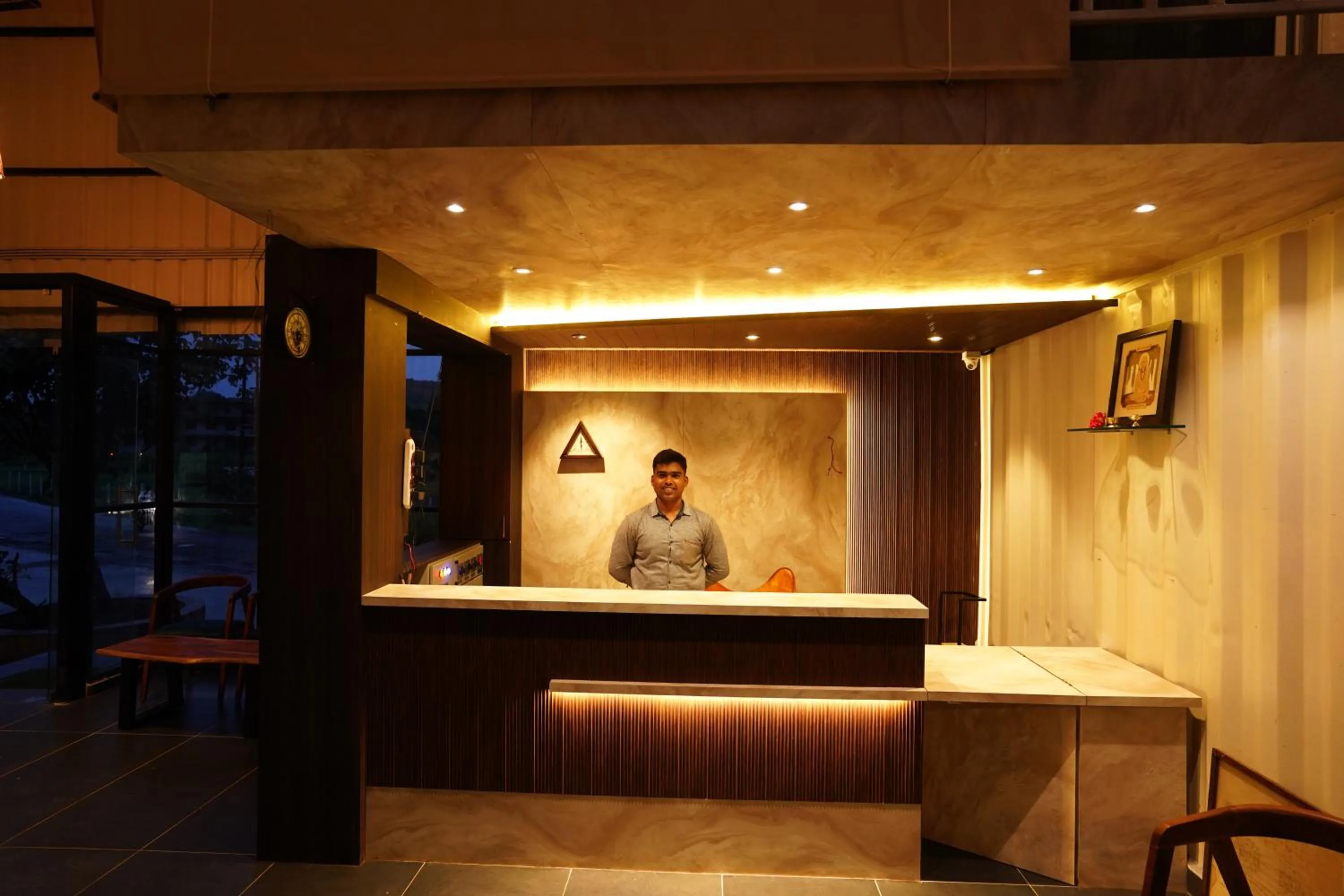 Lobby or reception in The Boat Club,Karjat