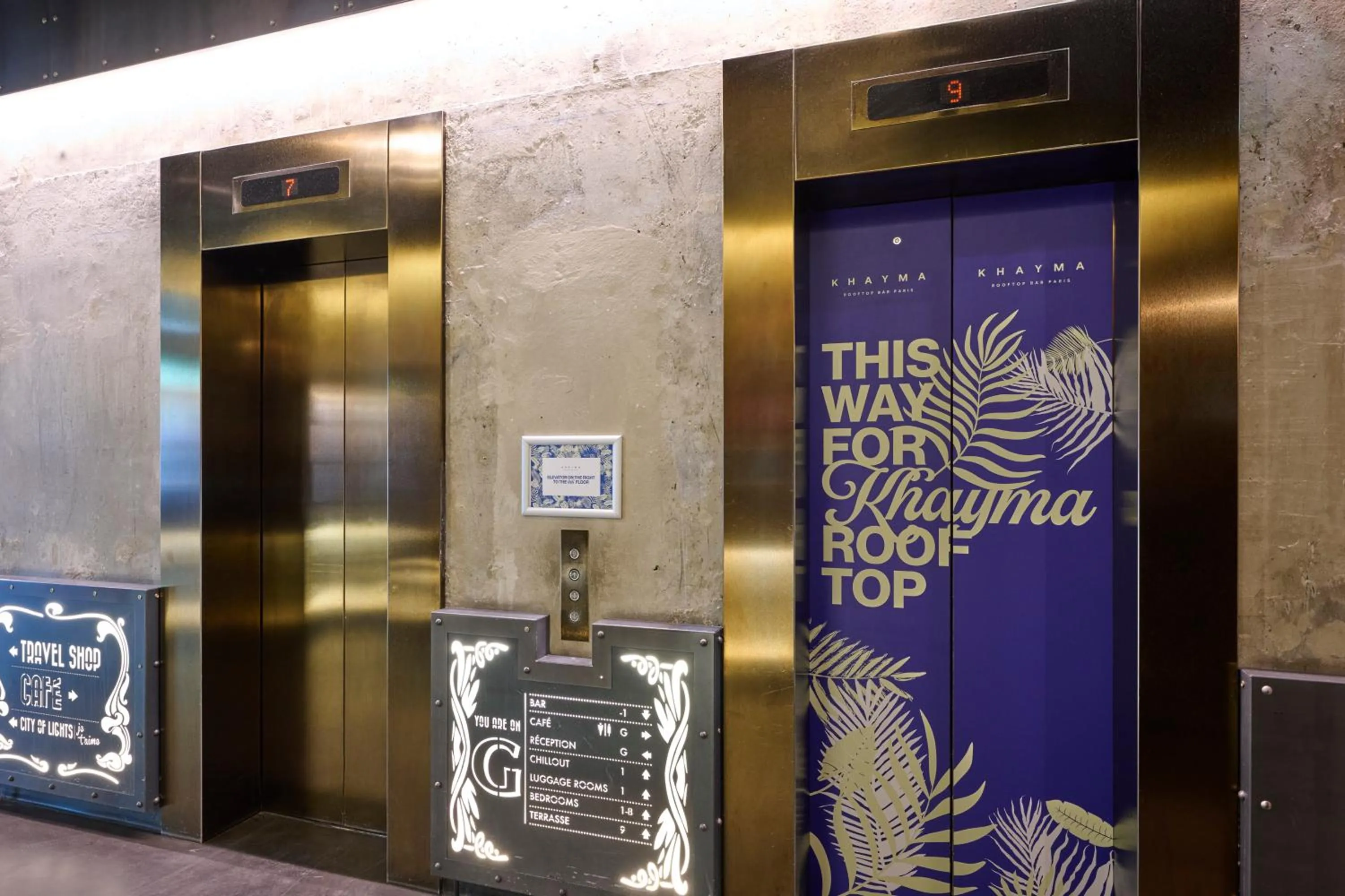 elevator in Generator Paris