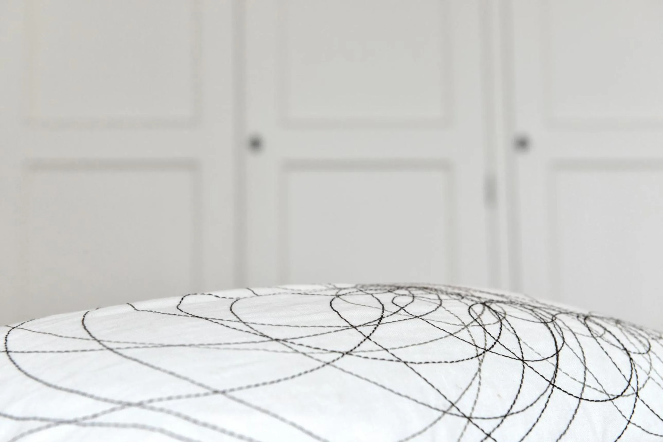 Decorative detail, Bed in Ferienwohnung Silbermöwe