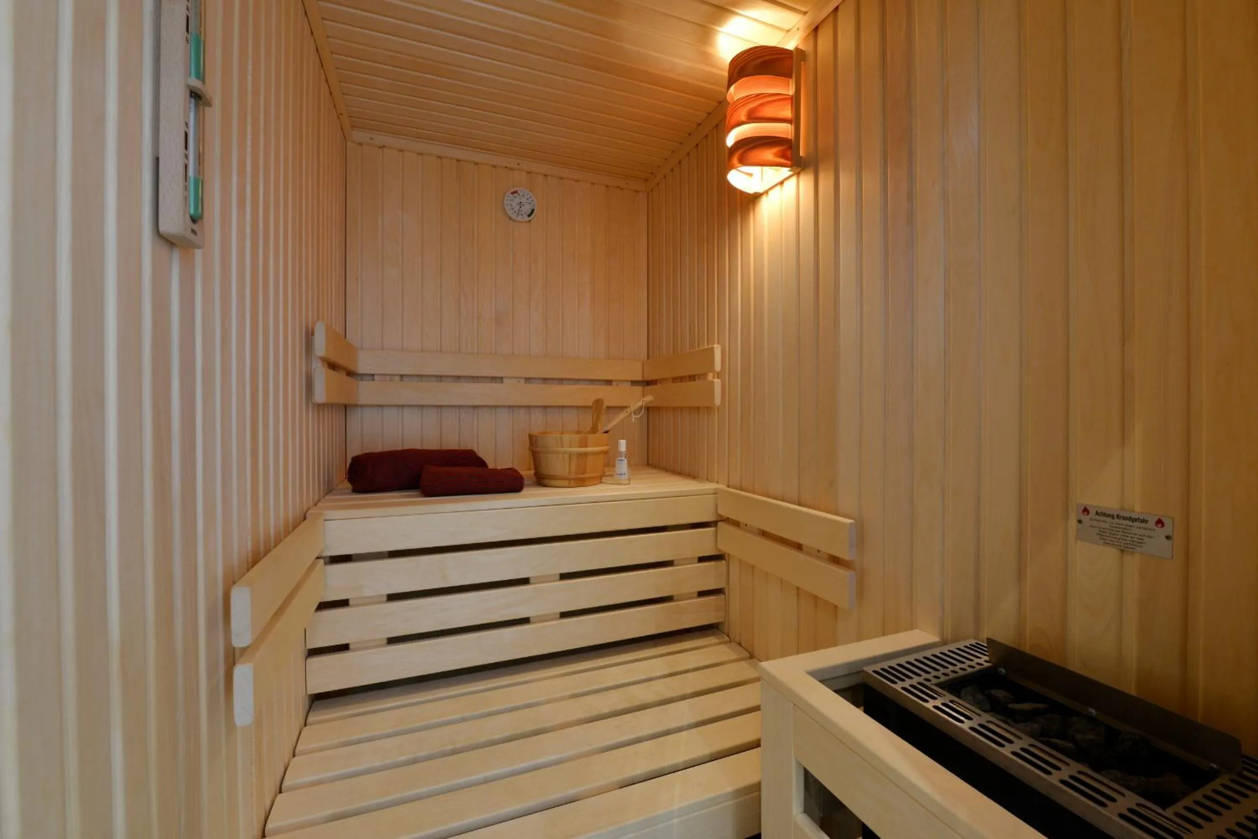 Sauna in Ferienwohnung Silbermöwe