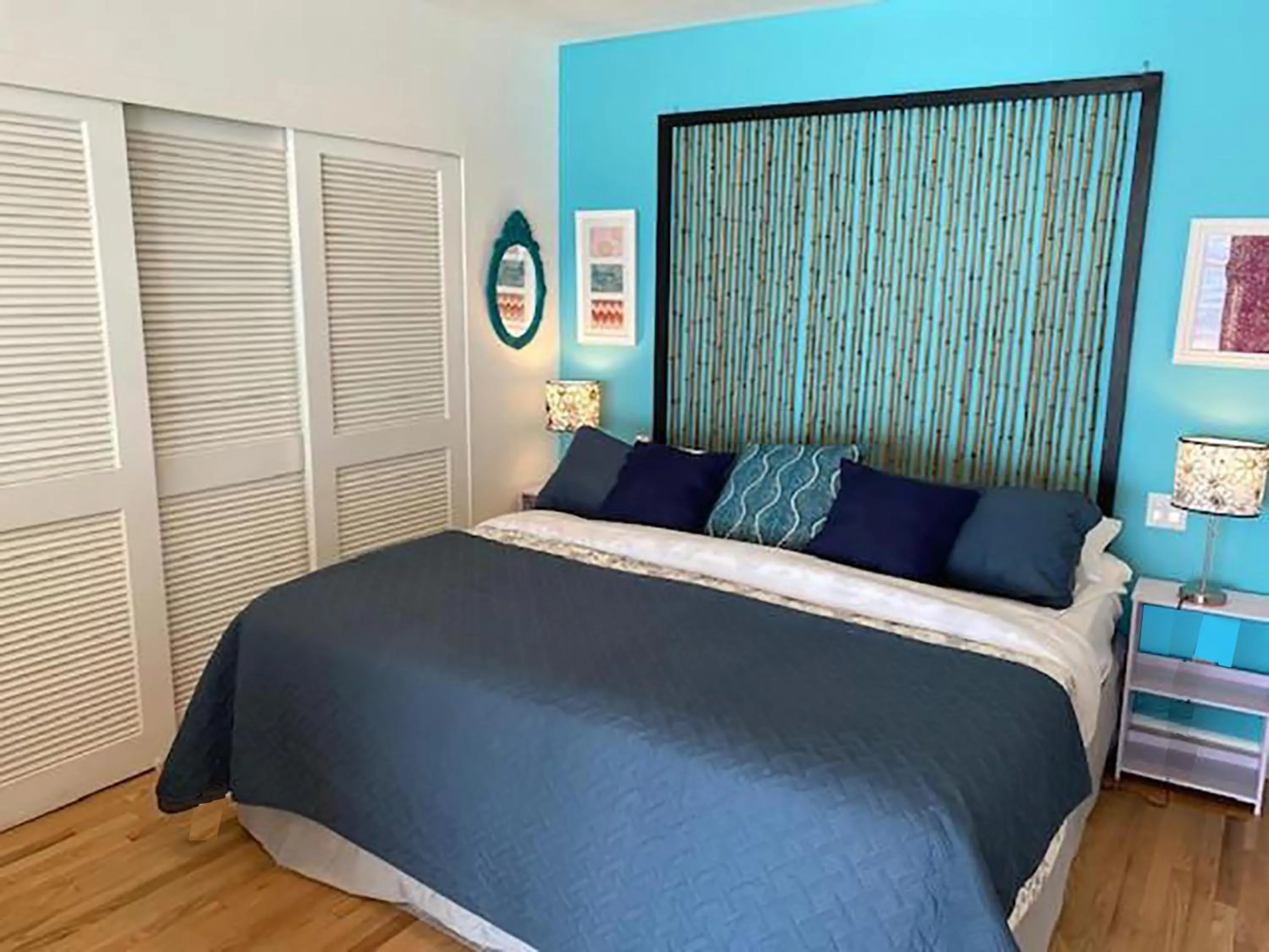 Bed in Malibu Private Beach Apartments