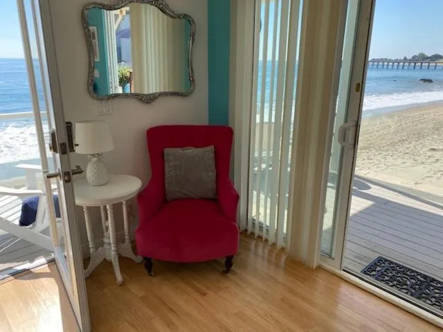 Living room in Malibu Private Beach Apartments