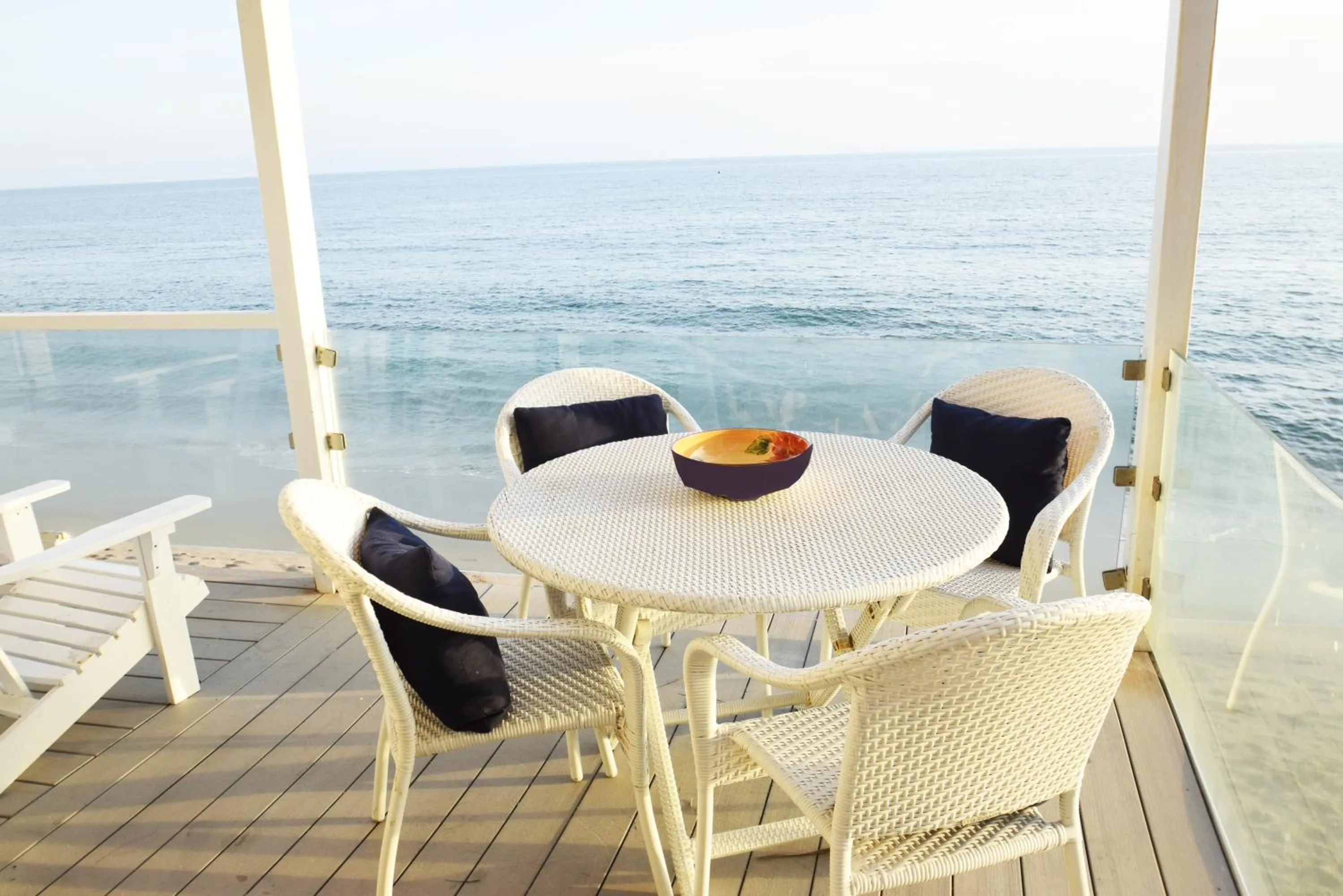 Patio in Malibu Private Beach Apartments