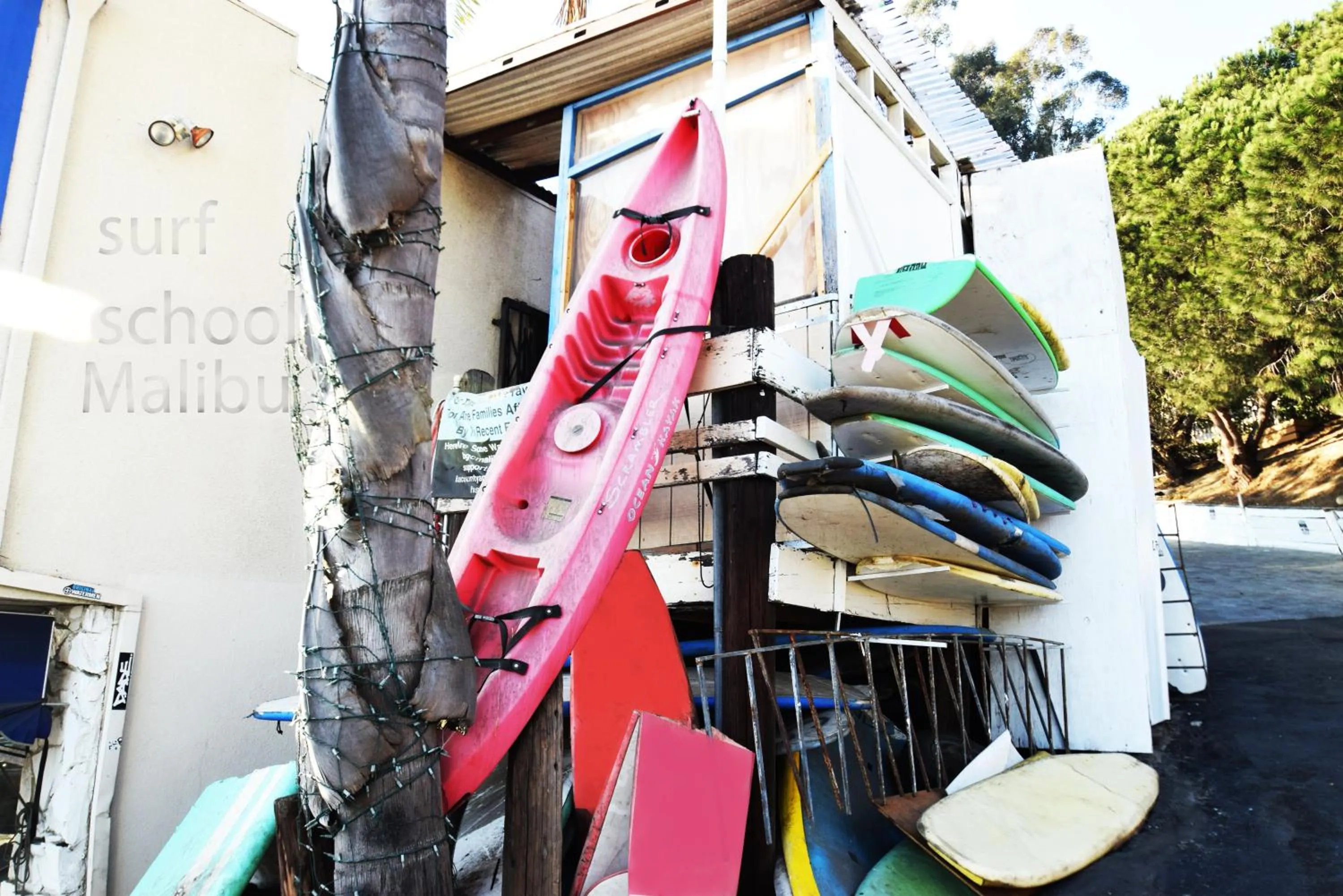 Canoeing in Malibu Private Beach Apartments
