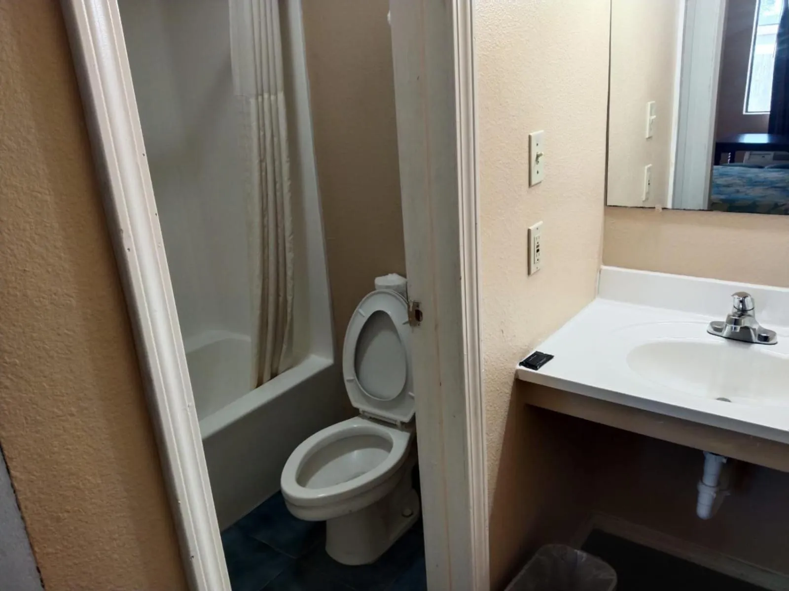 Shower in American Motel