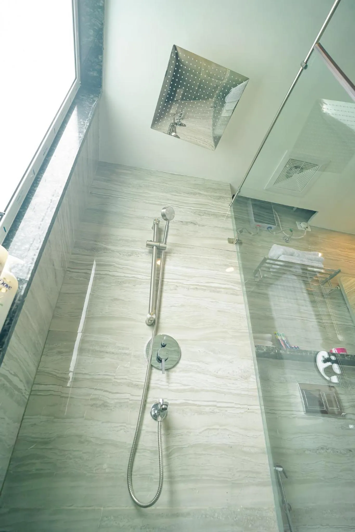 Shower in J60 Suites, Ashok Vihar - Near Netaji Subhash Place