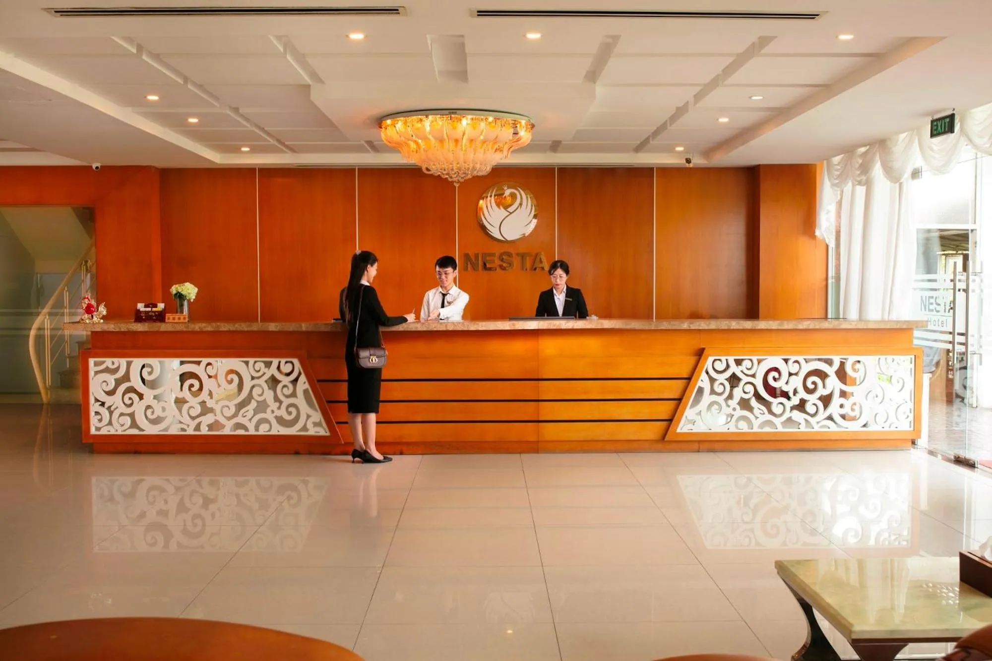 Lobby or reception in Nesta Hotel Can Tho