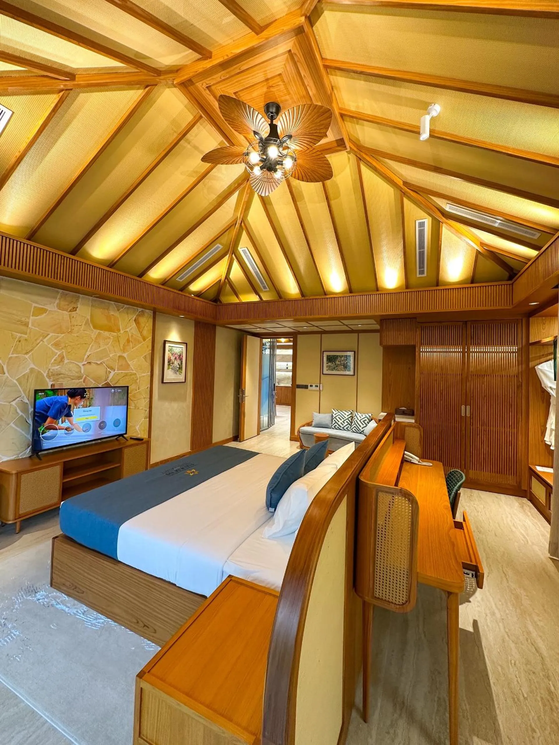 Bedroom, Bed in Fleur de Lys Resort & Spa Long Hai