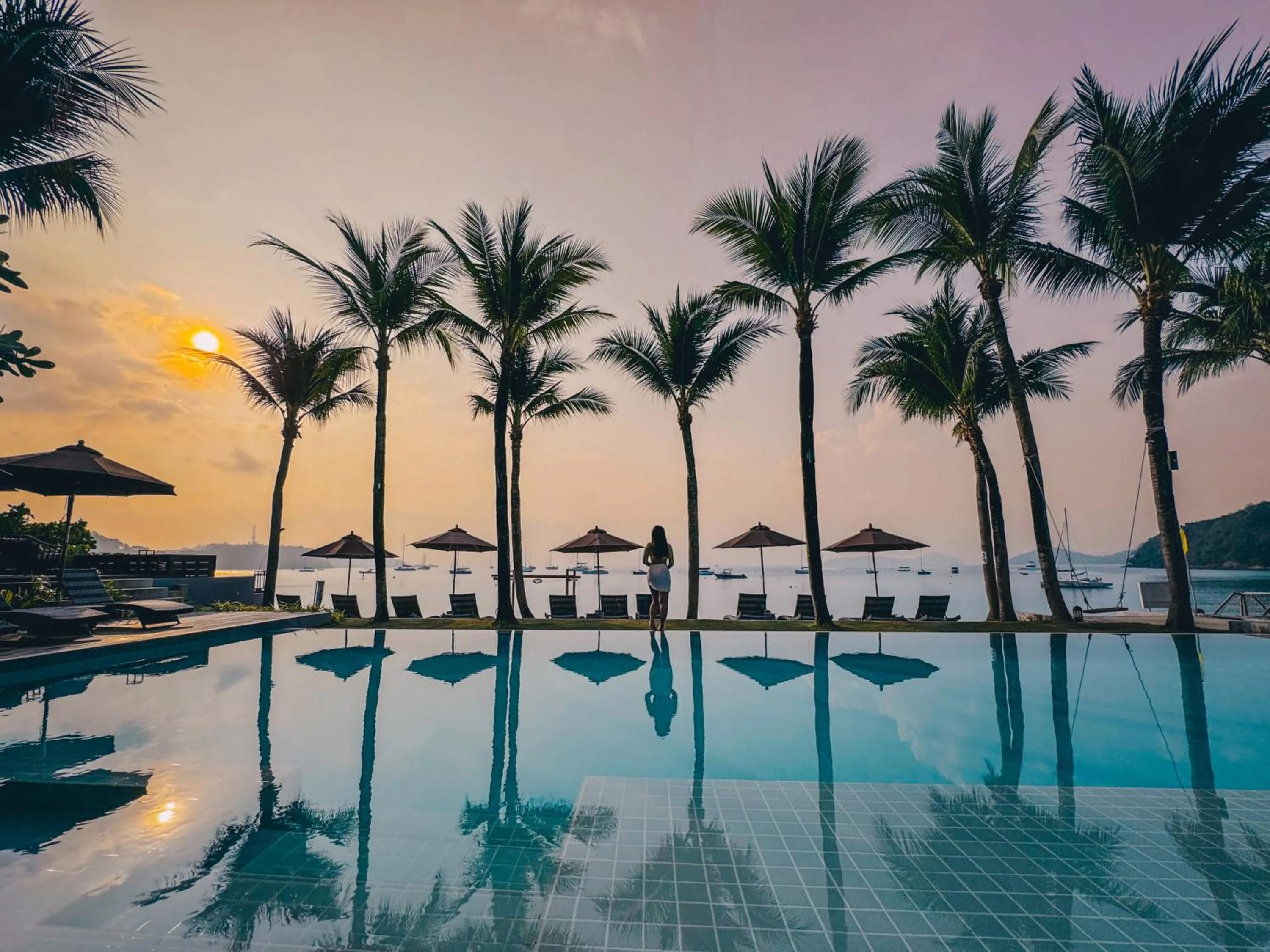 Swimming pool in Bandara Pool Villas, Phuket