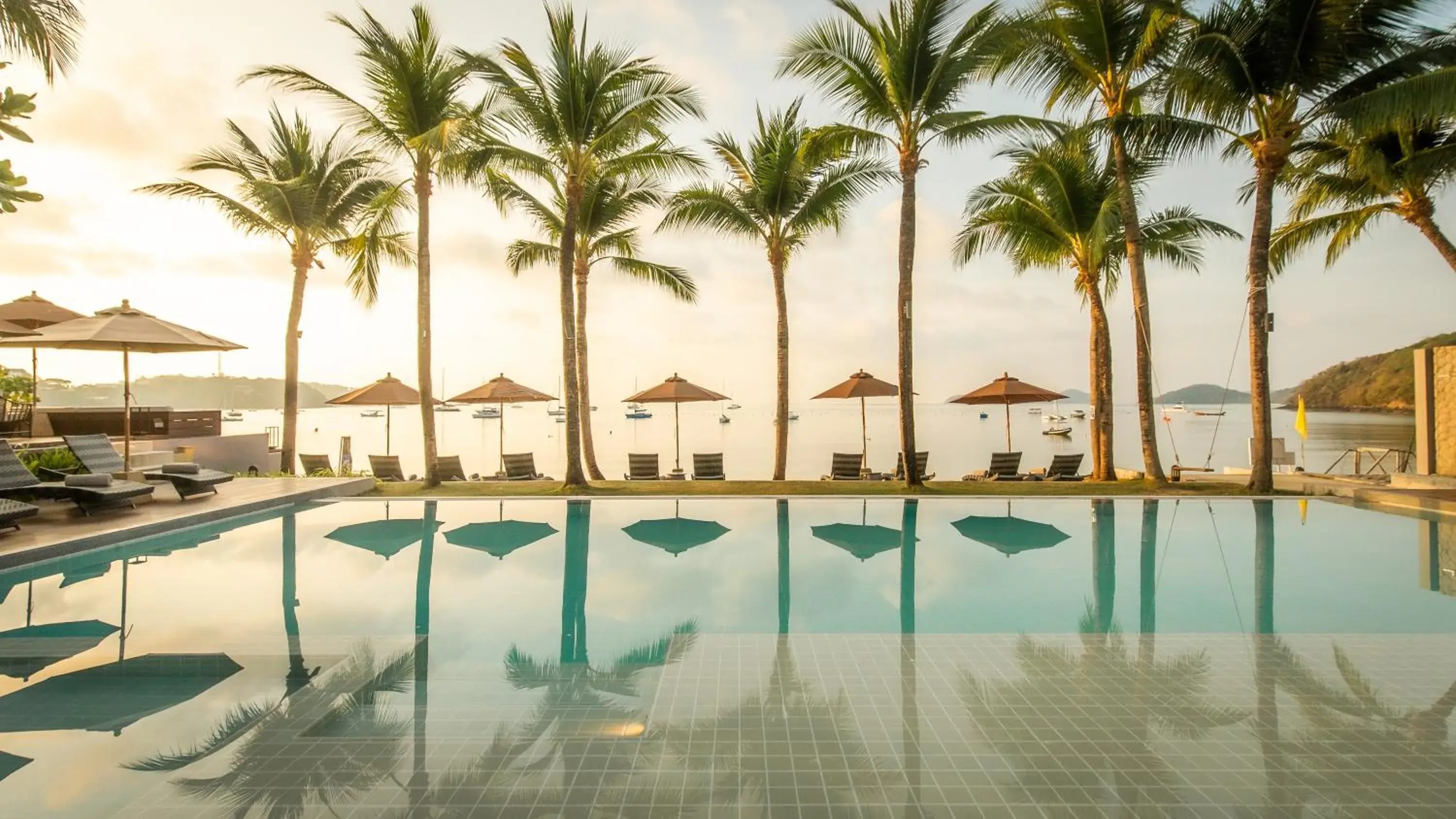 Pool view in Bandara Pool Villas, Phuket Pool view in Bandara Pool Villas, Phuket