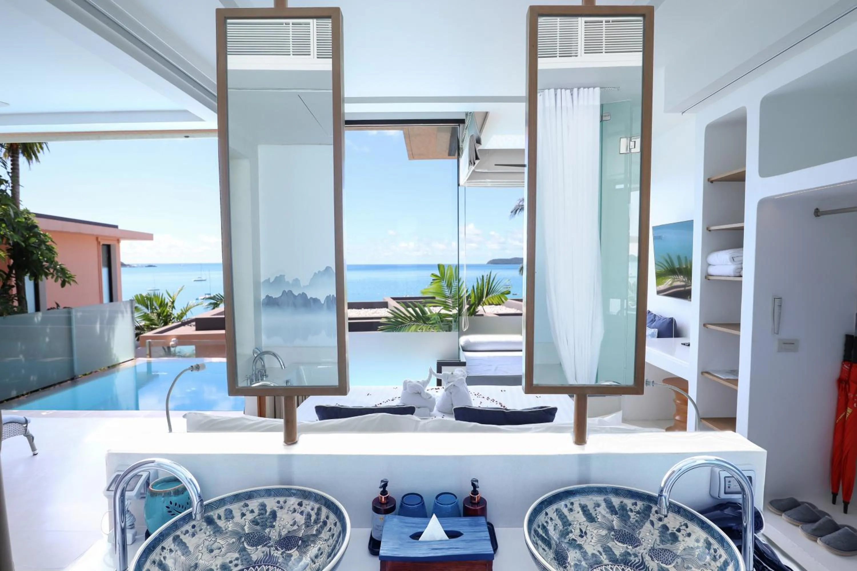 Bathroom in Bandara Pool Villas, Phuket