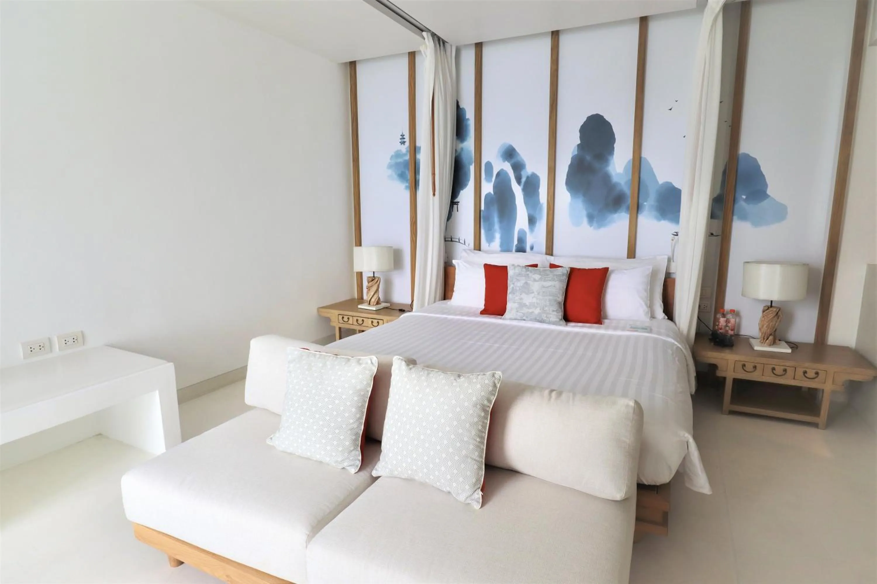 Bed in Bandara Pool Villas, Phuket