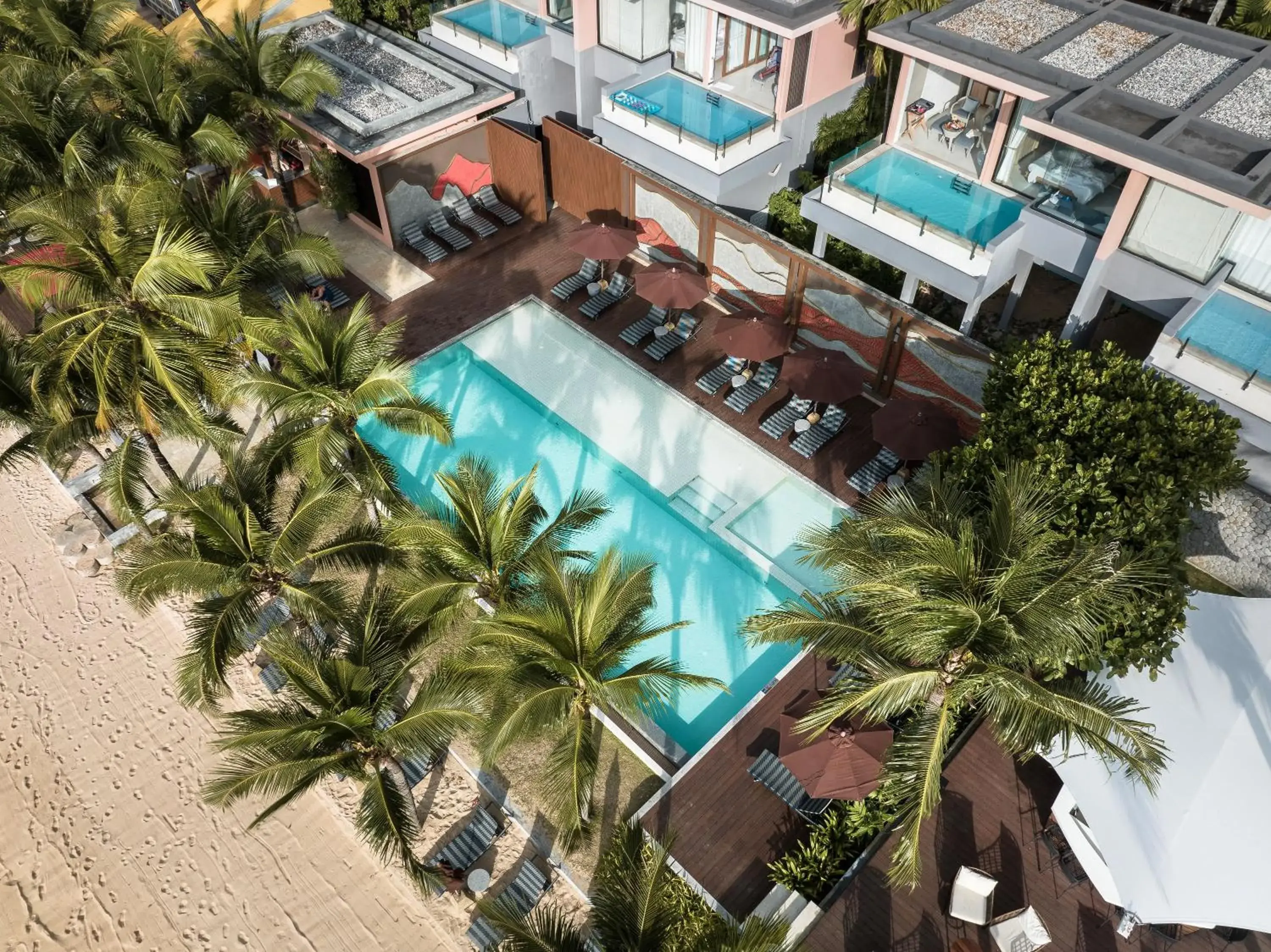 Bird's eye view in Bandara Pool Villas, Phuket Bird's eye view in Bandara Pool Villas, Phuket