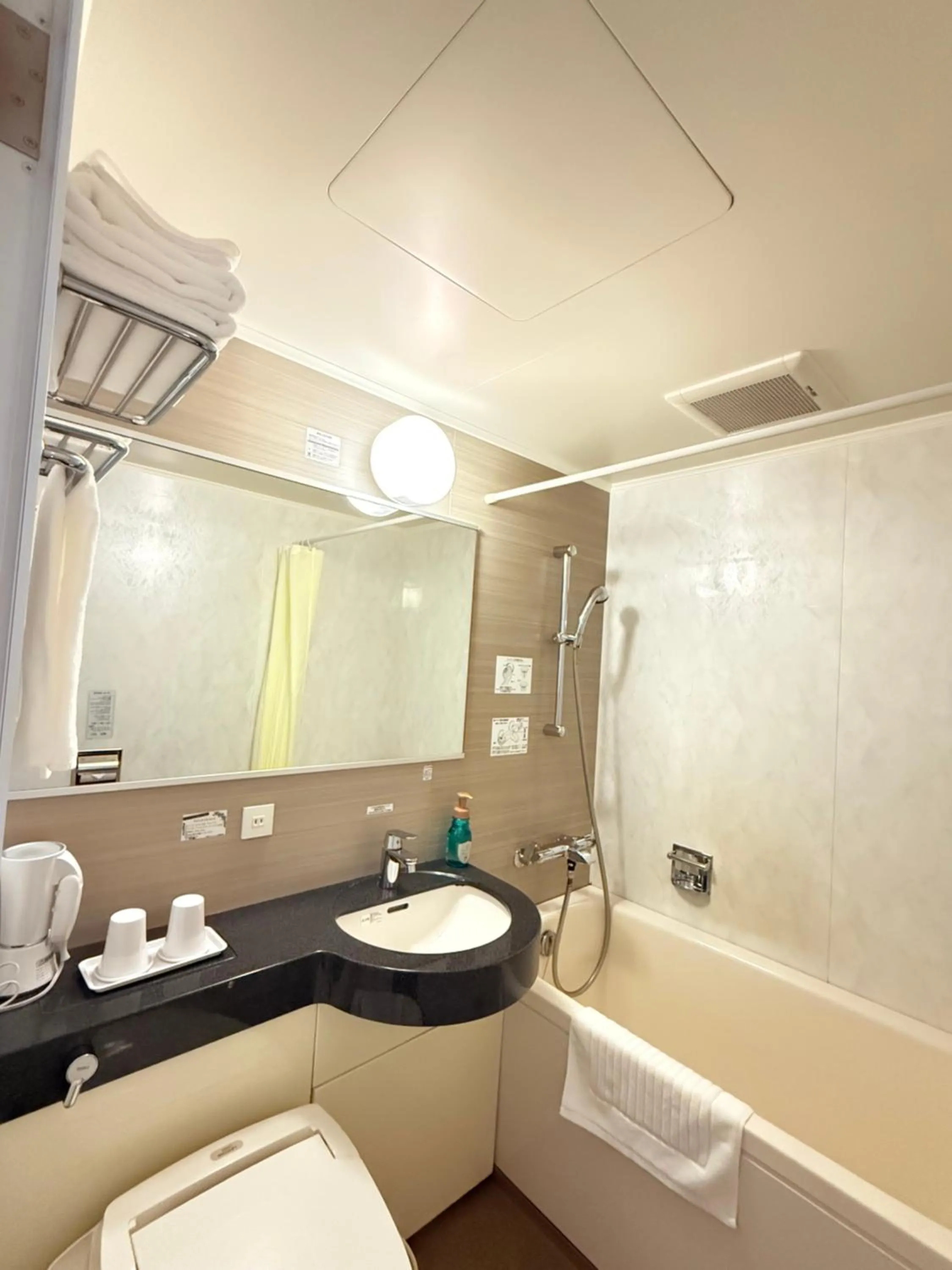 Shower in Shizutetsu Hotel Prezio Shizuoka Ekinan