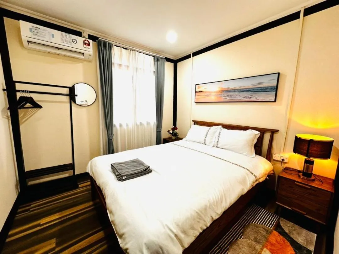 Bed in HAURA Homestay Seberang Takir BBQ