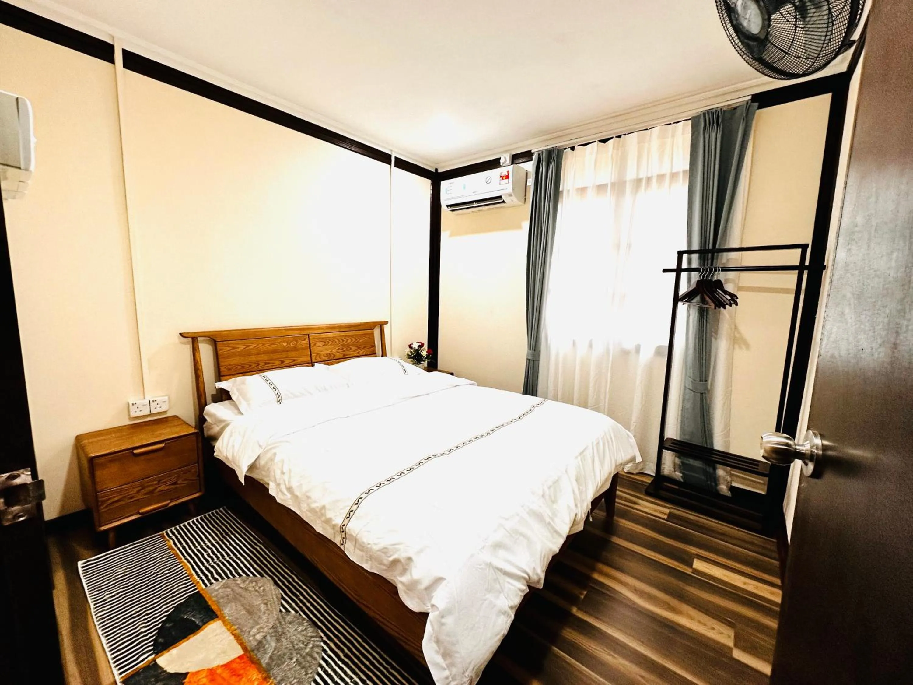 Bed in HAURA Homestay Seberang Takir BBQ