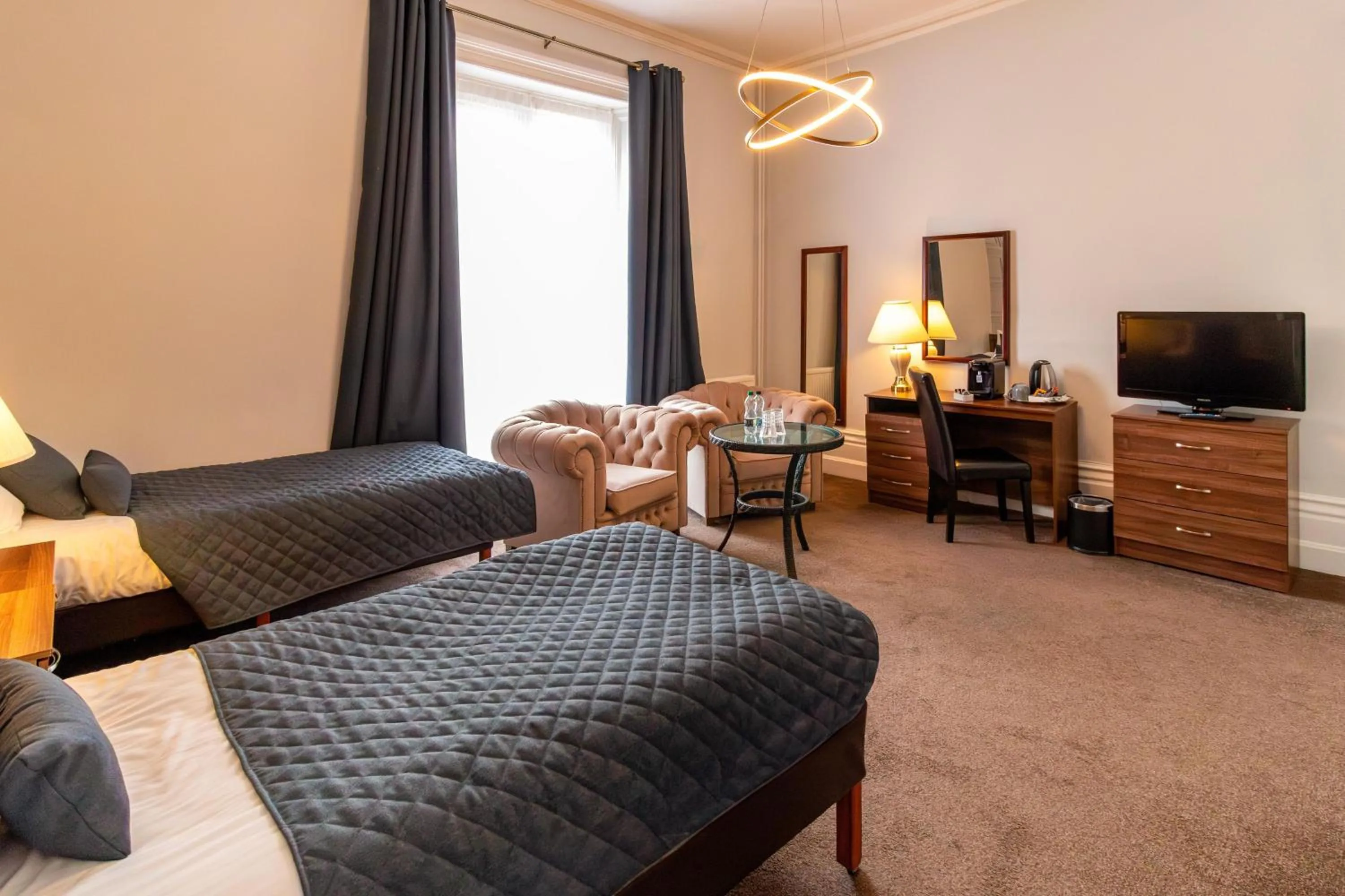 Bed in The Palace Hotel Buxton & Spa