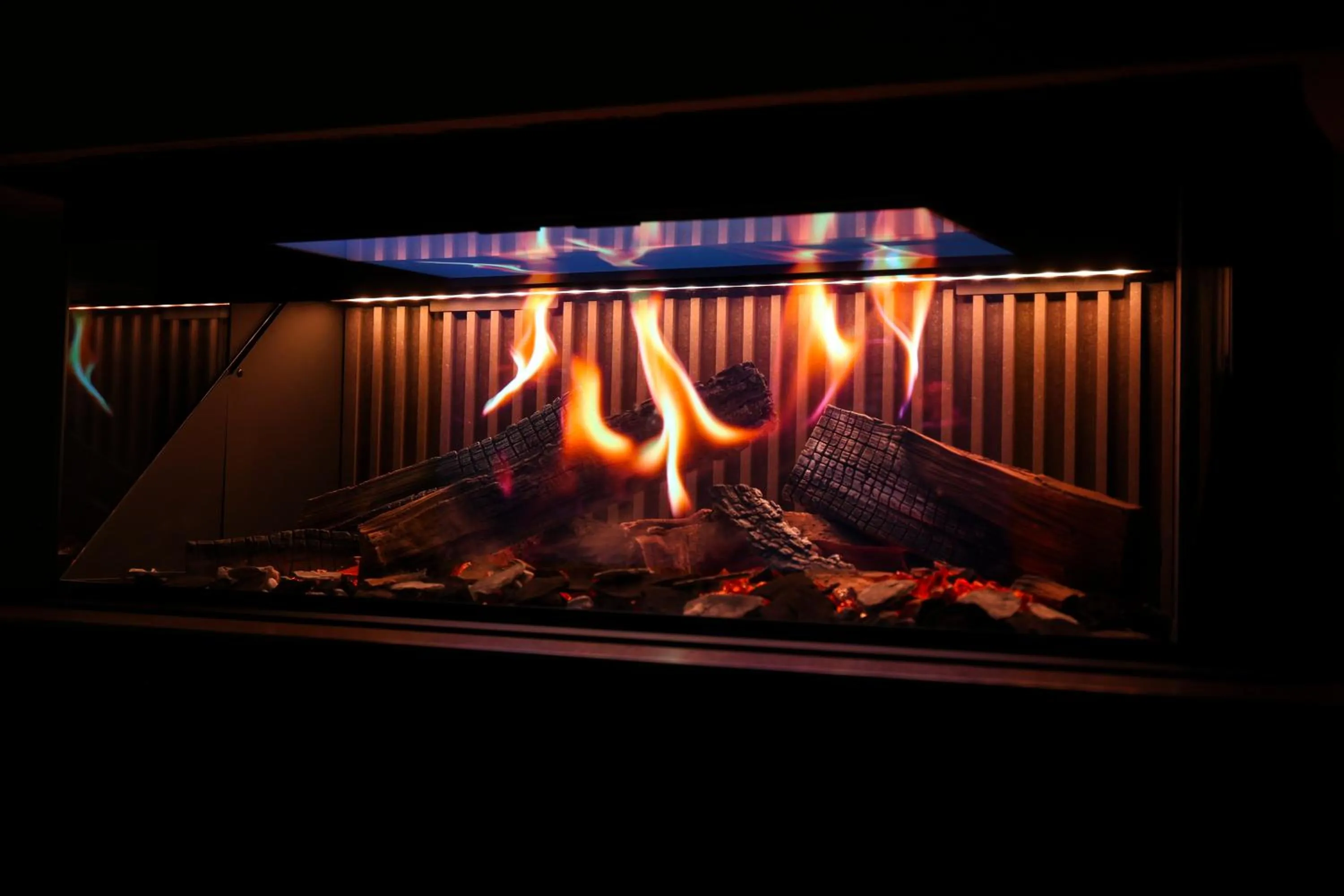 fireplace in Hotel Camigliatello