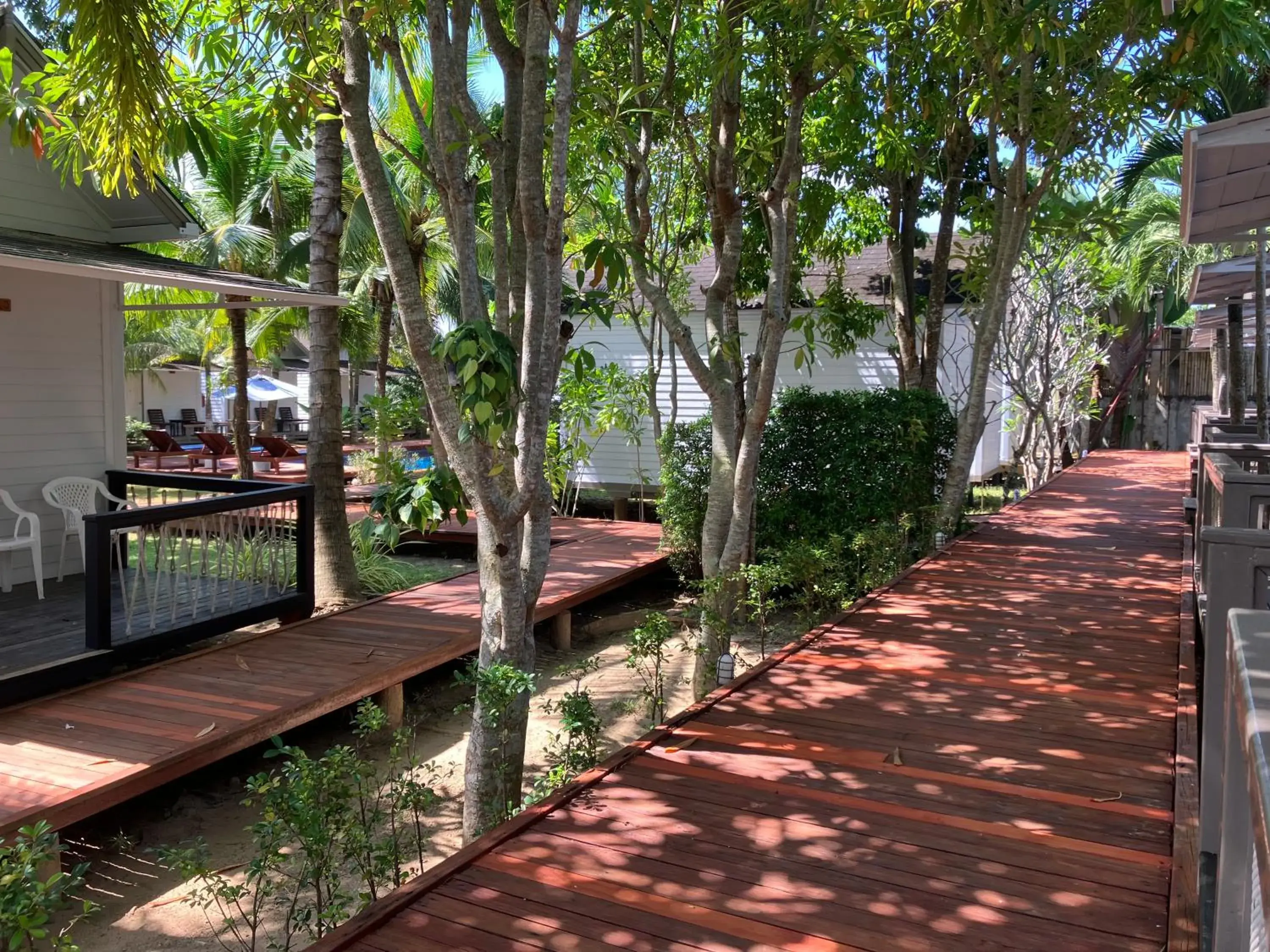 Garden view in Isle Beach Resort Krabi-SHA Garden view in Isle Beach Resort Krabi-SHA