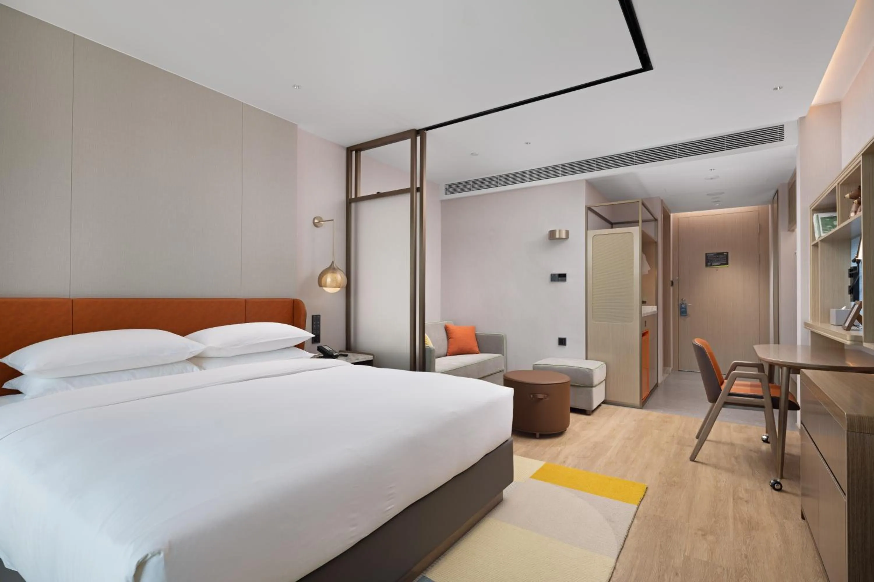 Bed in Home2 Suite by Hilton Guangzhou Conghua
