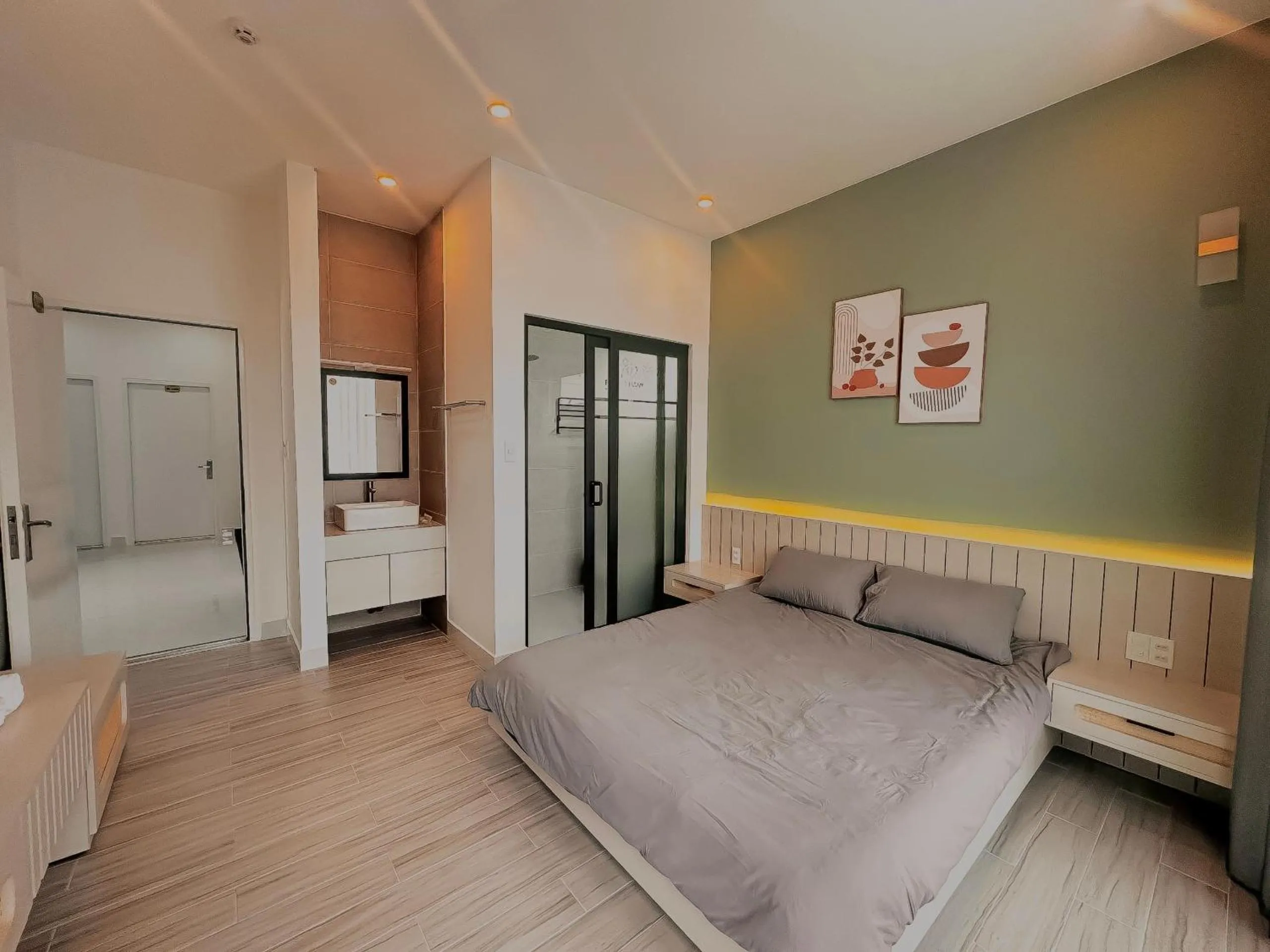 Bedroom, Bed in Flower Home KHE SANH 1