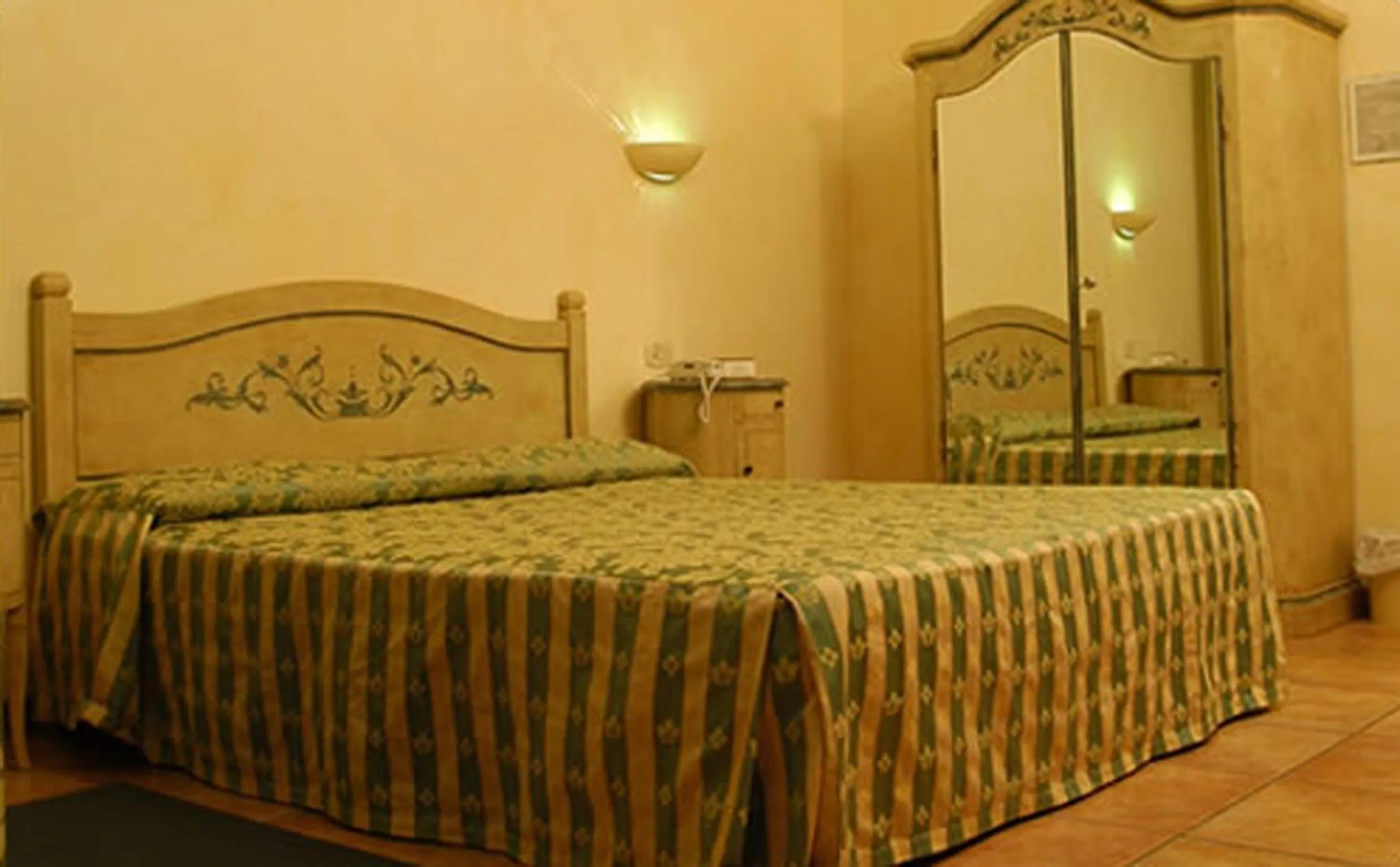 Decorative detail, Bed in Hotel Adda