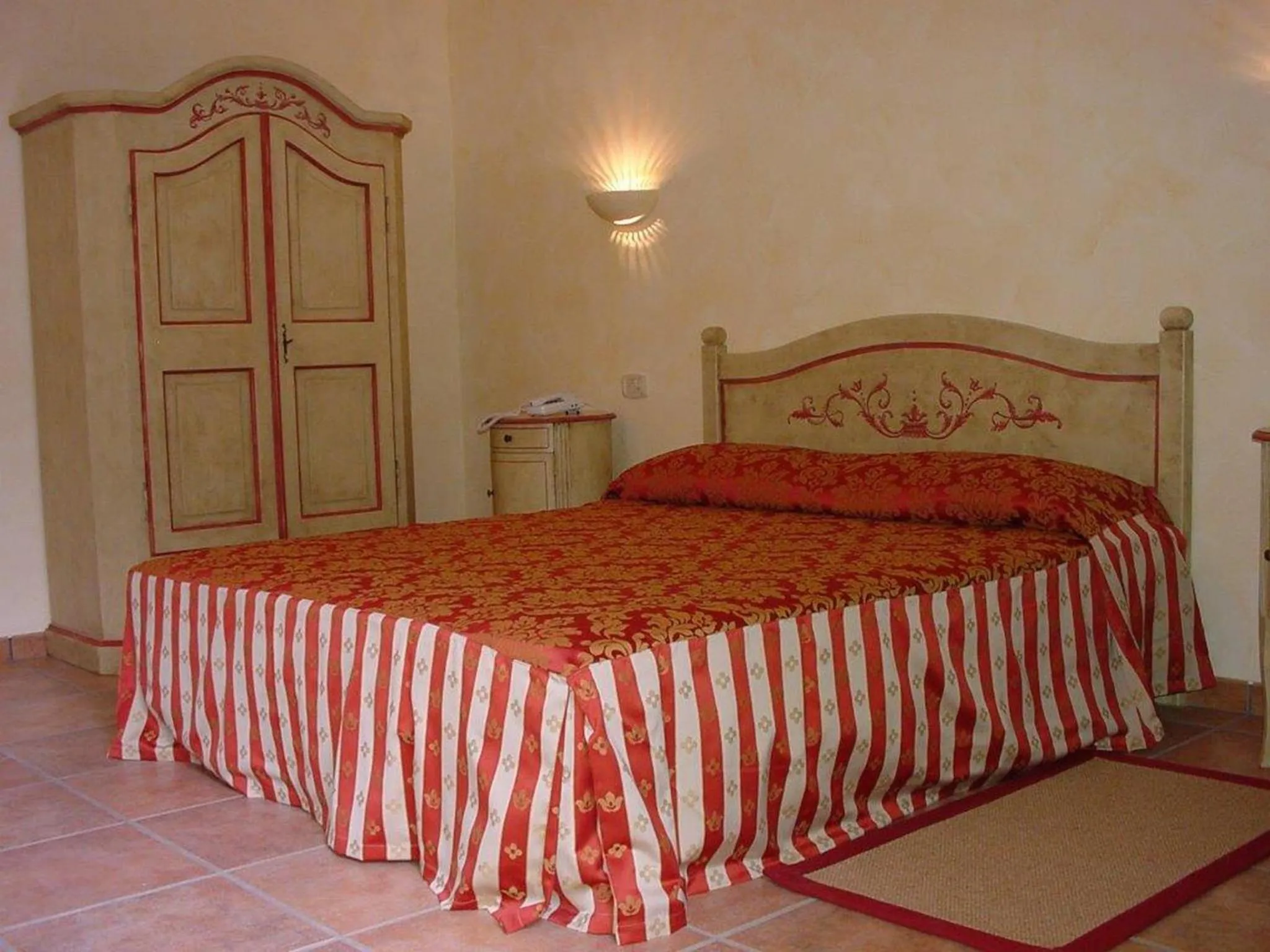 Decorative detail, Bed in Hotel Adda