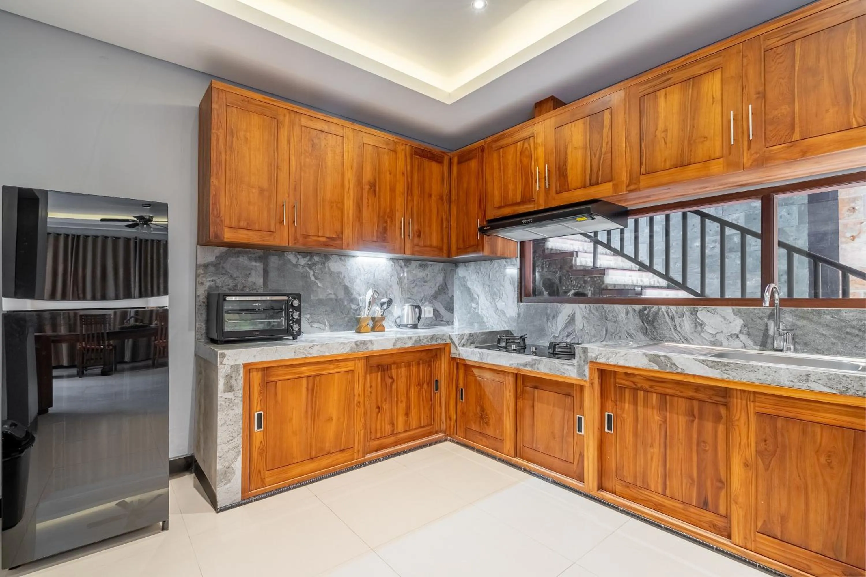 kitchen in Maru Fortuna Villa by Moria