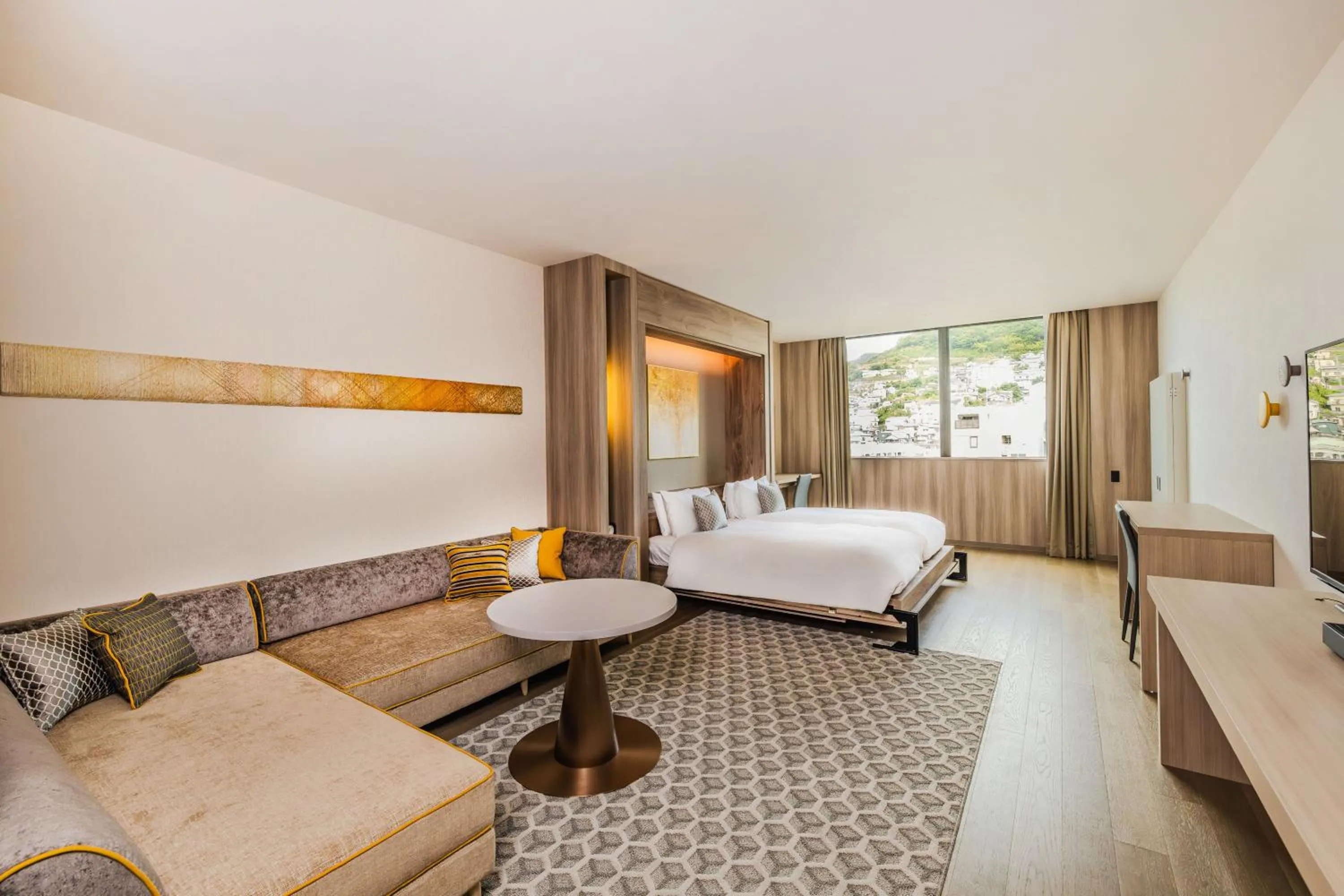 Bed in Stadium City Hotel Nagasaki