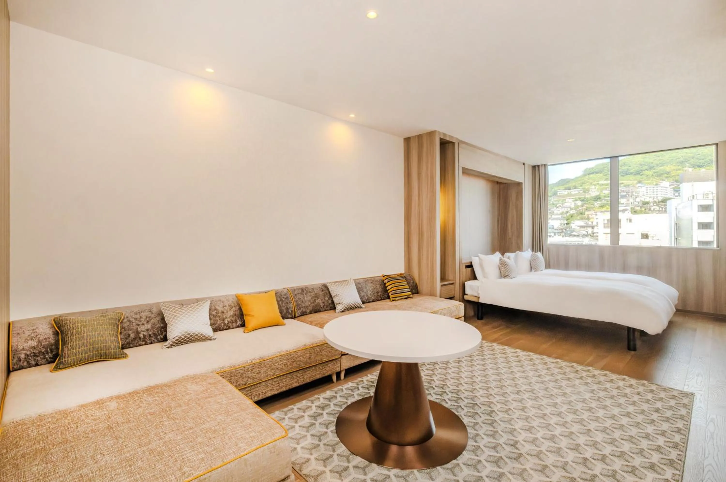 Bed in Stadium City Hotel Nagasaki