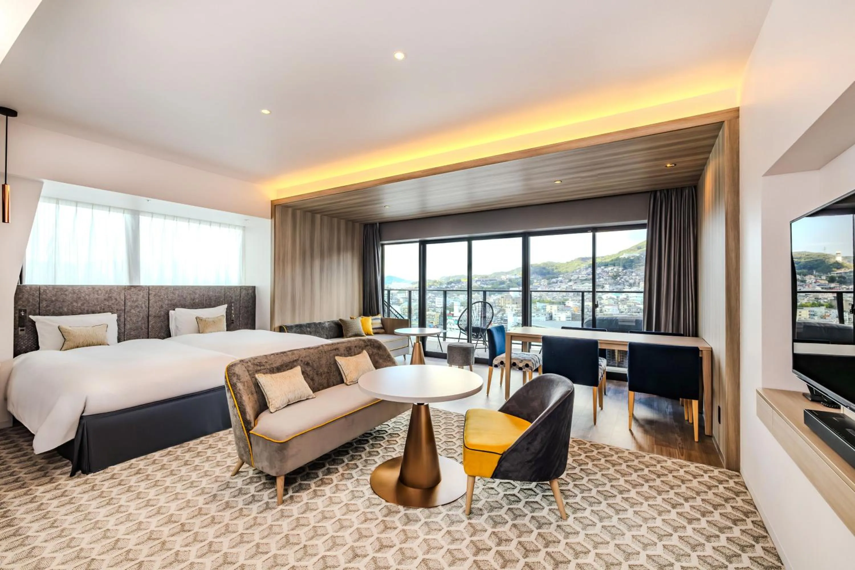 Bed in Stadium City Hotel Nagasaki