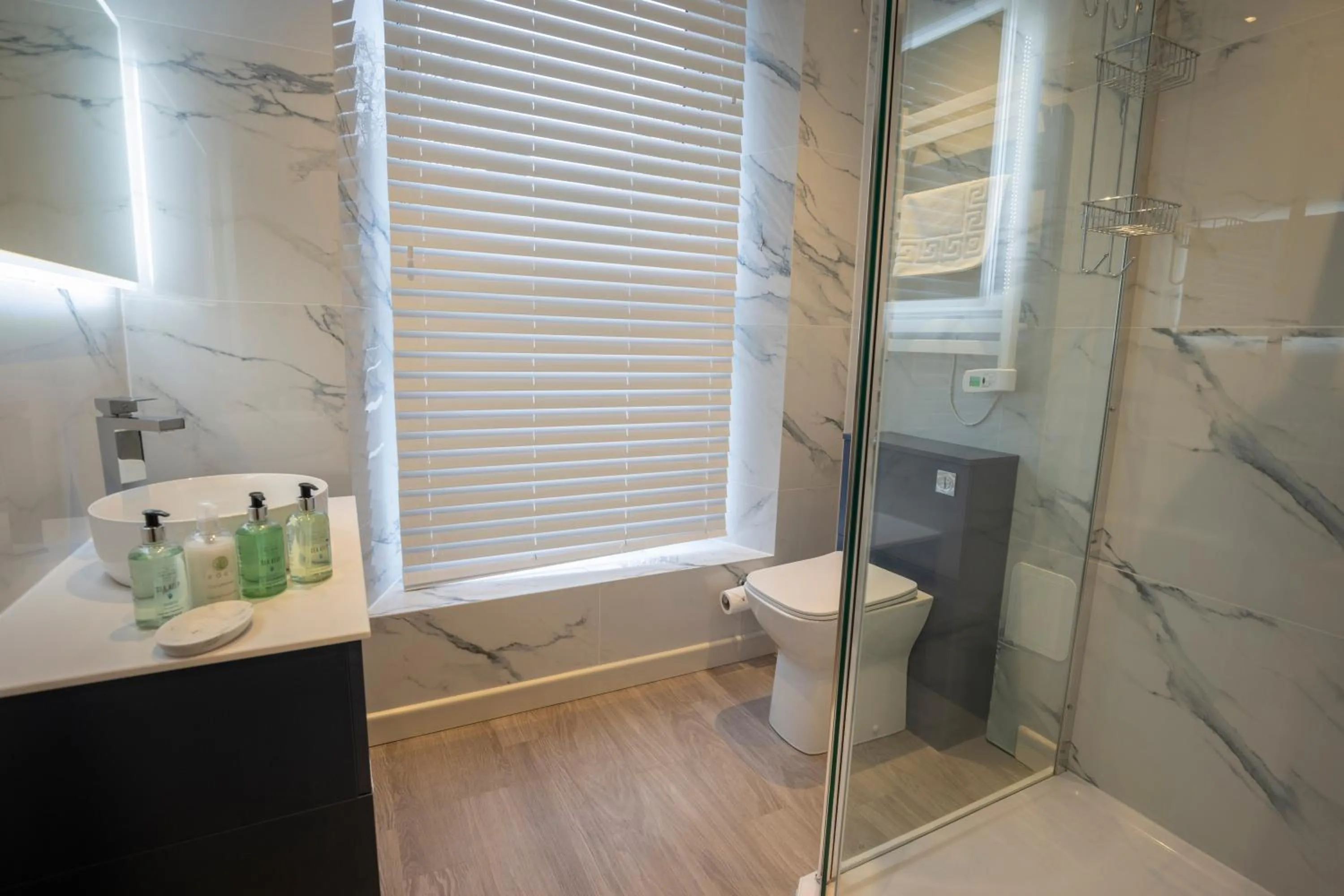 Bathroom in B/W Plus Buxton Lee Wood Hotel