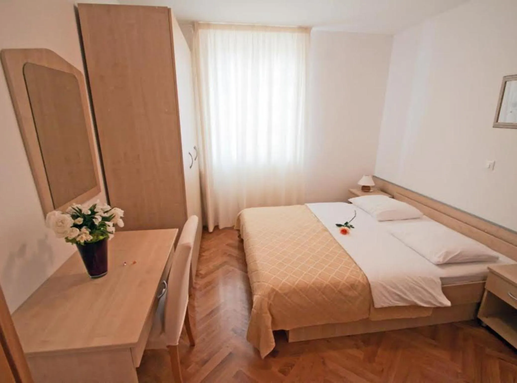 Bedroom in Beachfront Apartments Tamarix