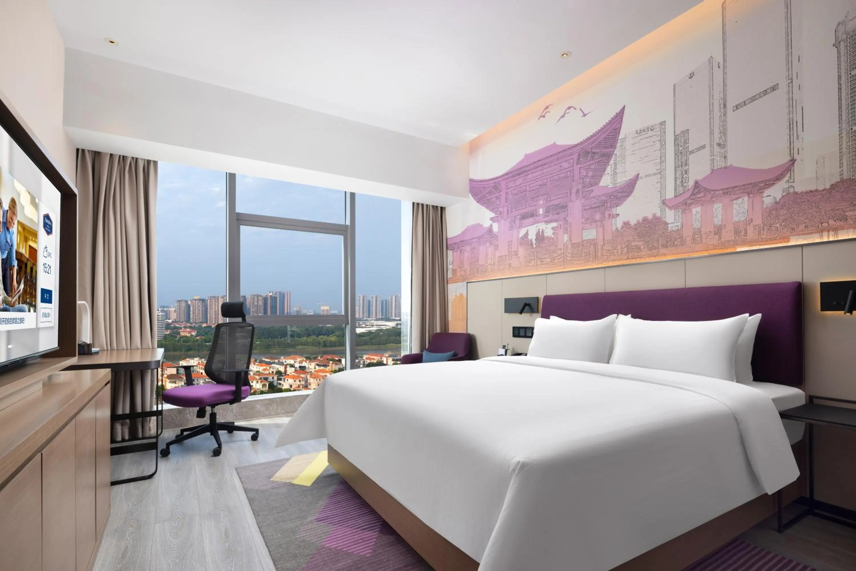 Photo of the whole room, Bed in Hampton By Hilton Foshan Shunde Chencun