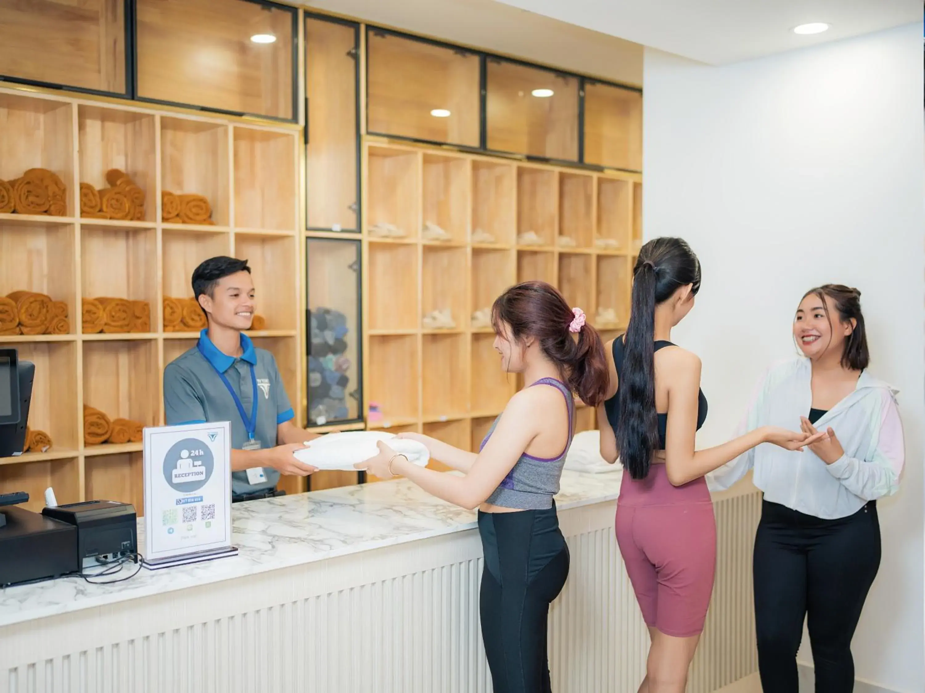 Lobby or reception in TV-Tower 1 Lobby or reception in TV-Tower 1