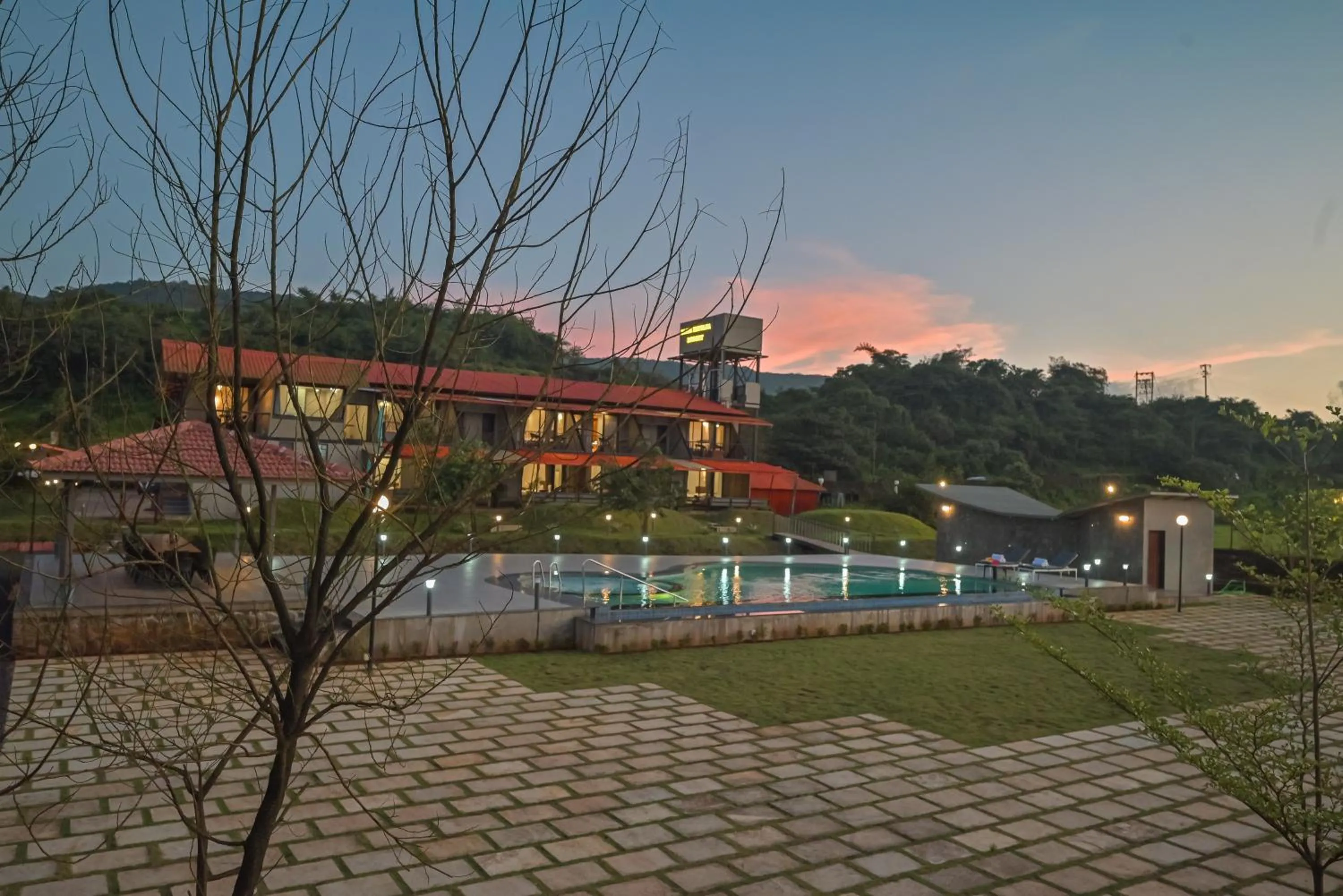 Property building in Bliss Nirvana Resort, Lonavala
