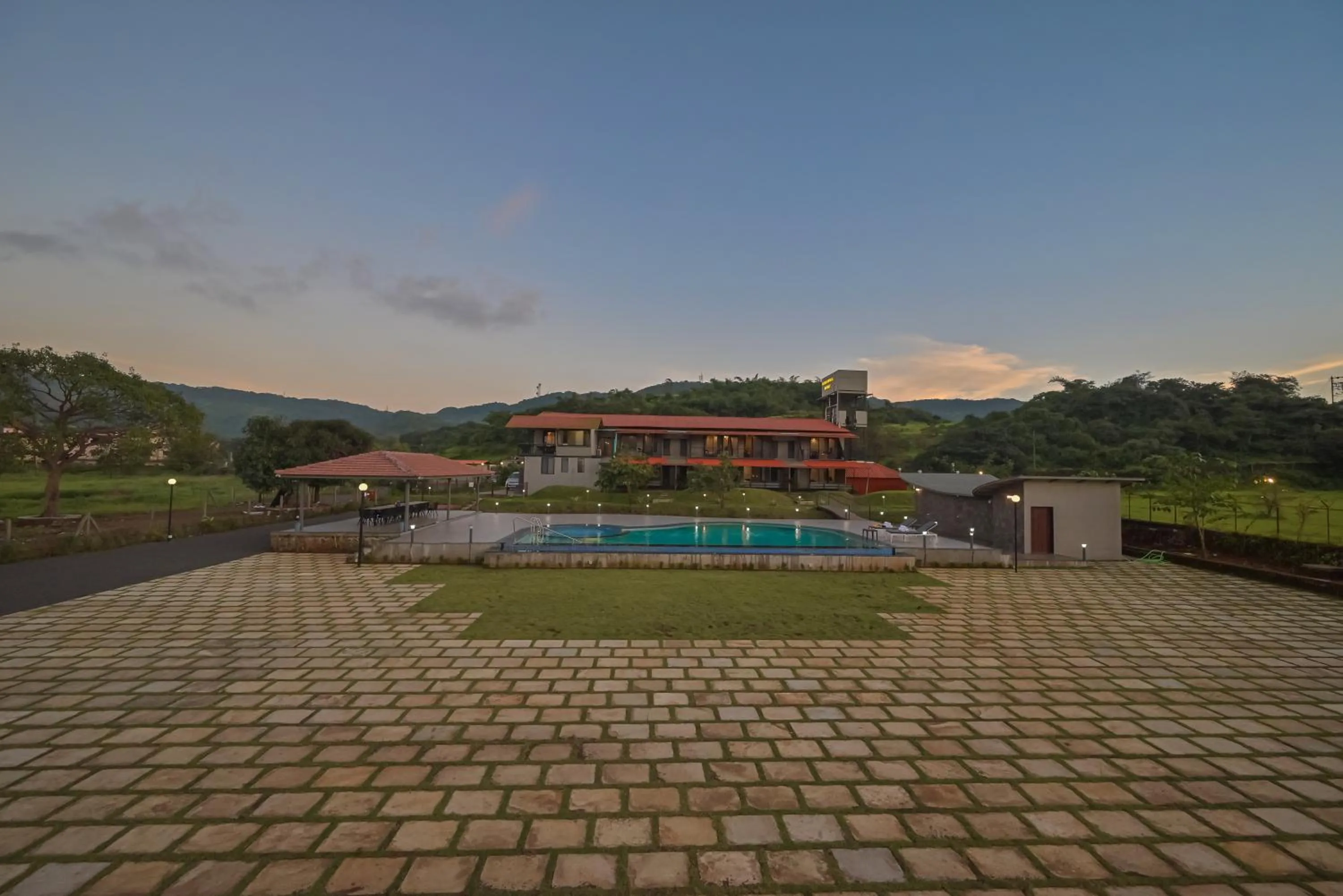 Natural landscape in Bliss Nirvana Resort, Lonavala