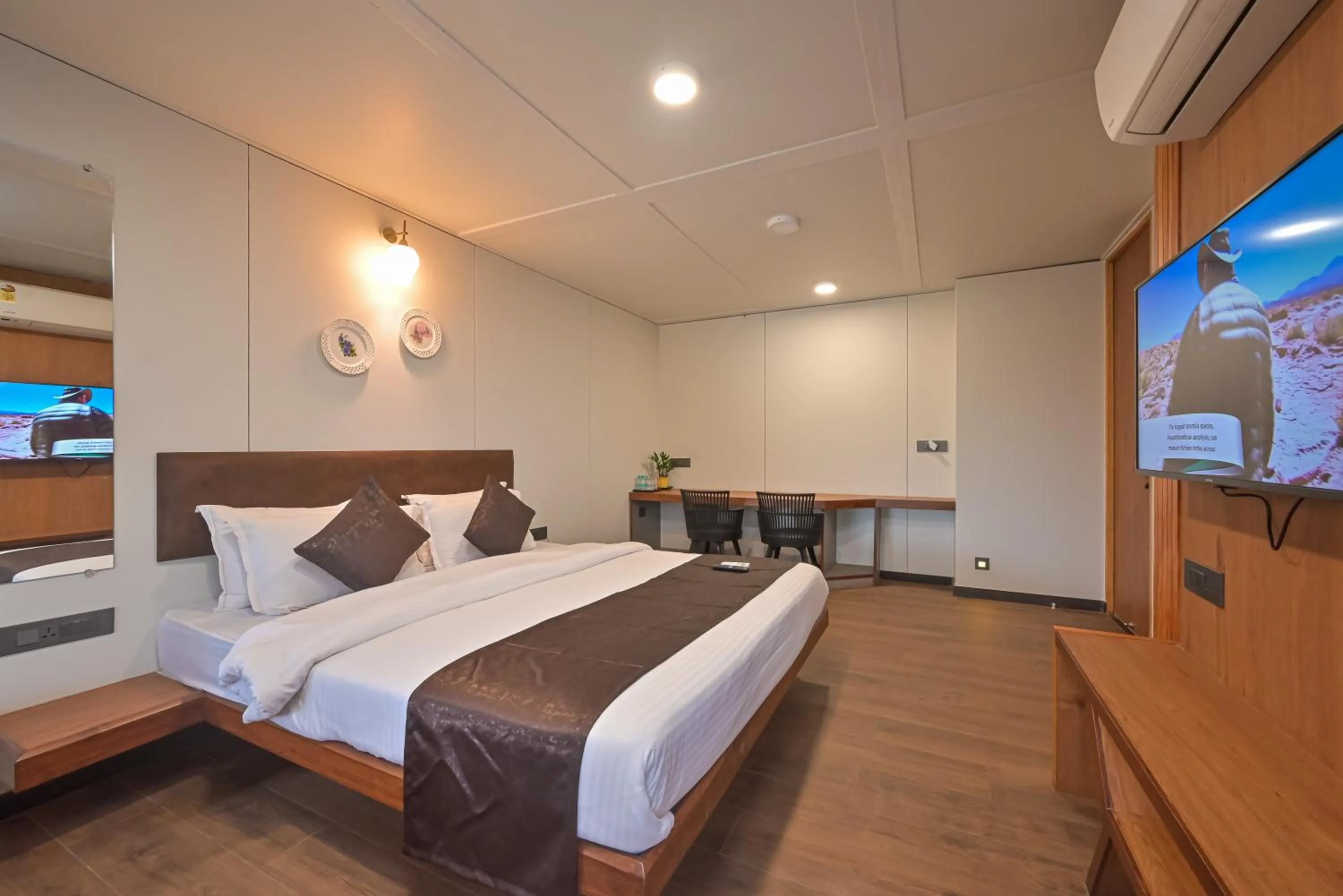 Bed in Bliss Nirvana Resort, Lonavala