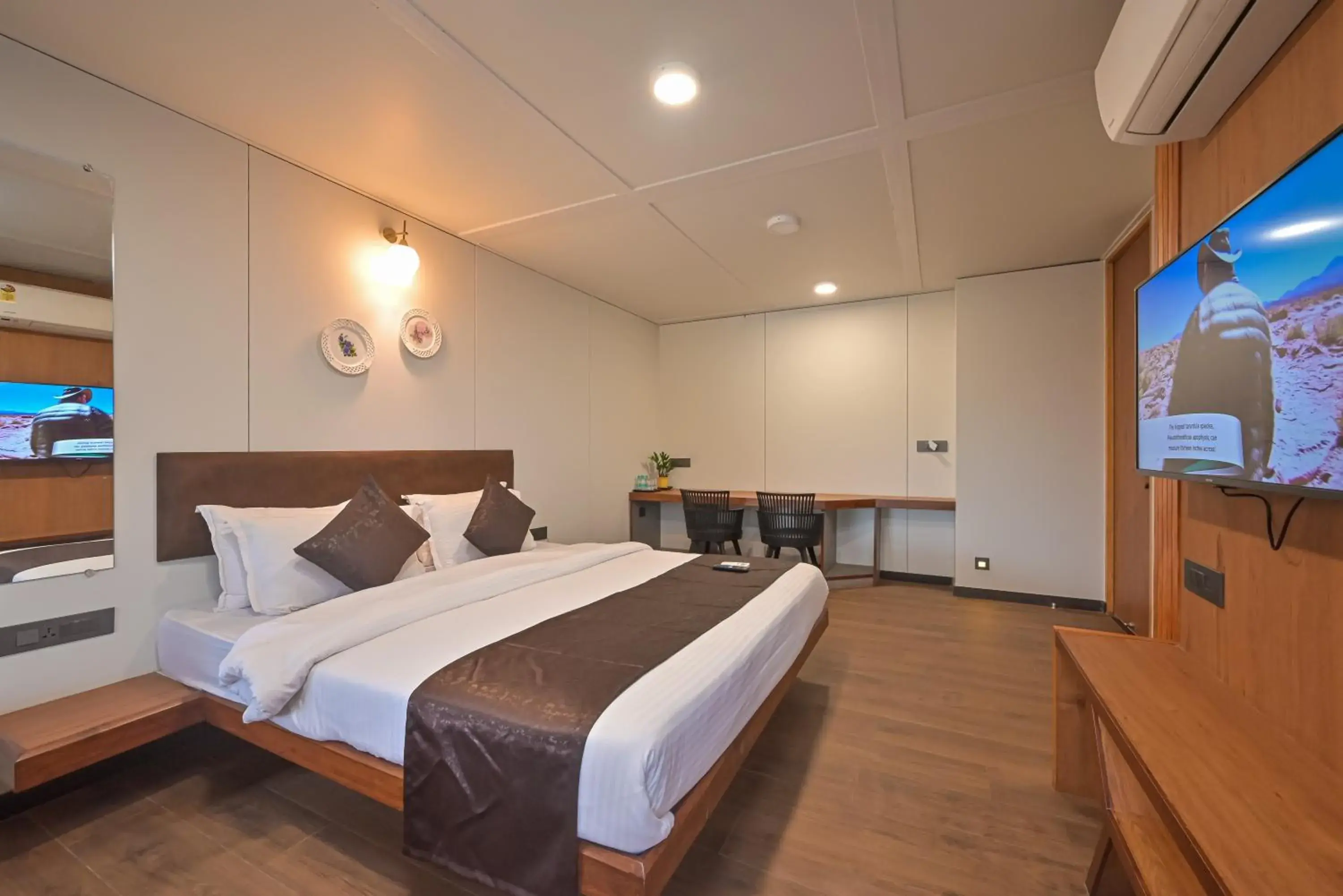 Bed in Bliss Nirvana Resort, Lonavala Bed in Bliss Nirvana Resort, Lonavala