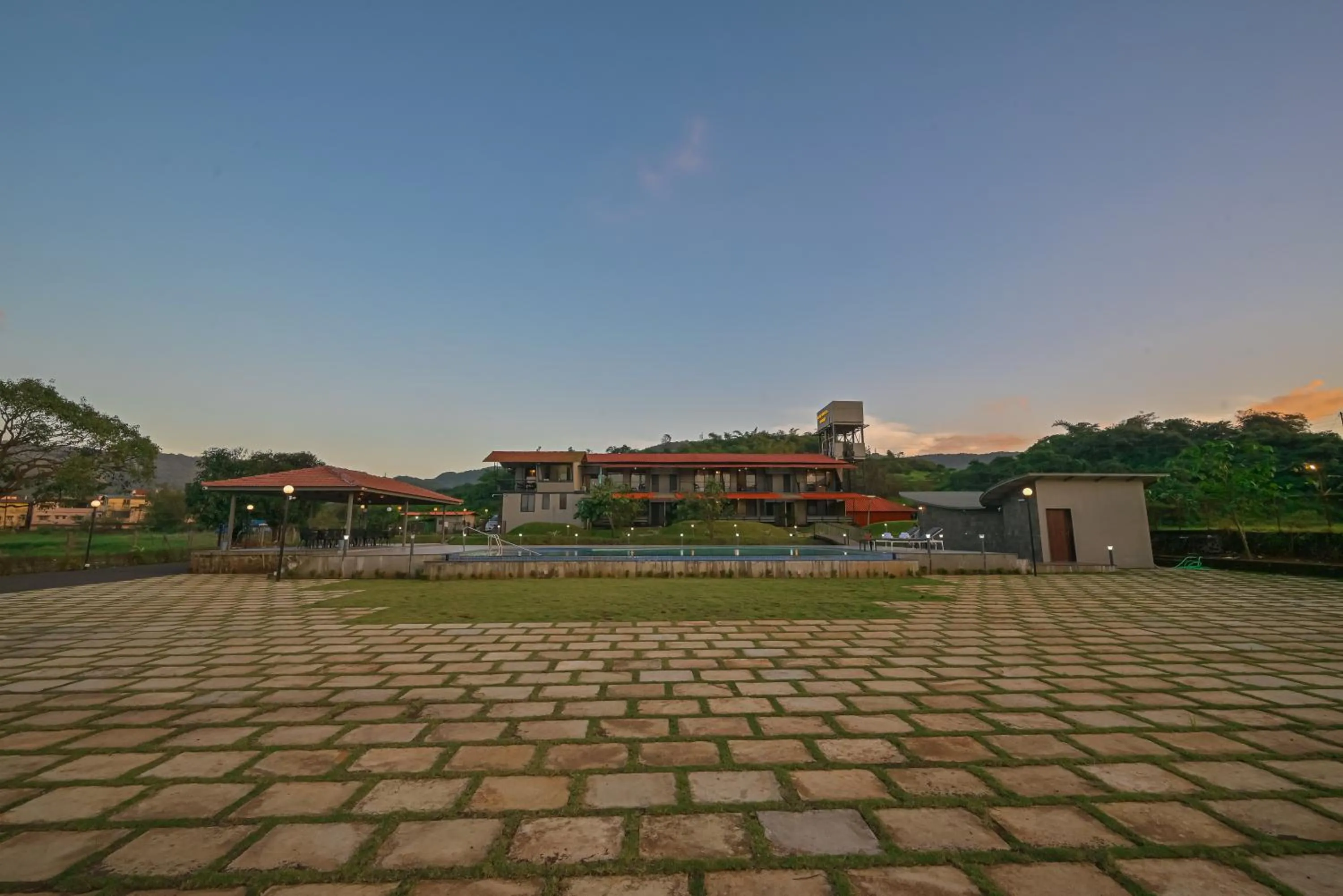 Property building in Bliss Nirvana Resort, Lonavala