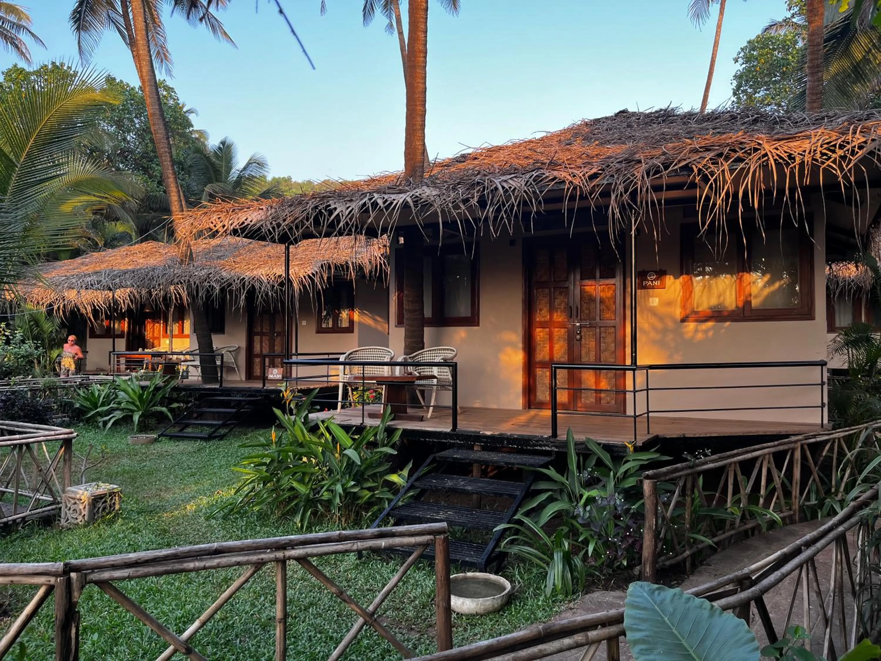 Patio in Anahata Retreat Beach Front Resort
