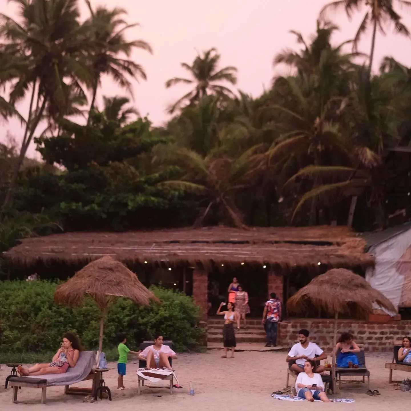 sunbed in Anahata Retreat Beach Front Ashwem Goa sunbed in Anahata Retreat Beach Front Ashwem Goa