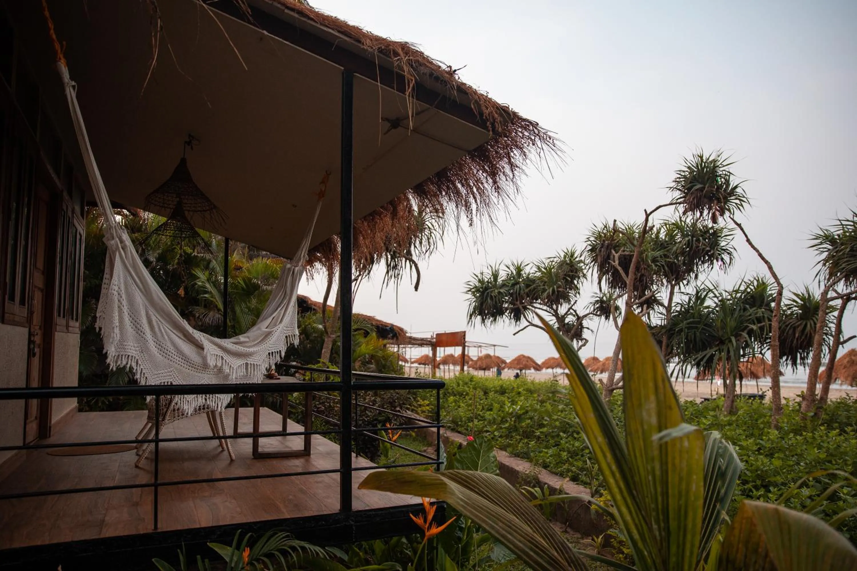 Balcony/Terrace in Anahata Retreat Beach Front Ashwem Goa