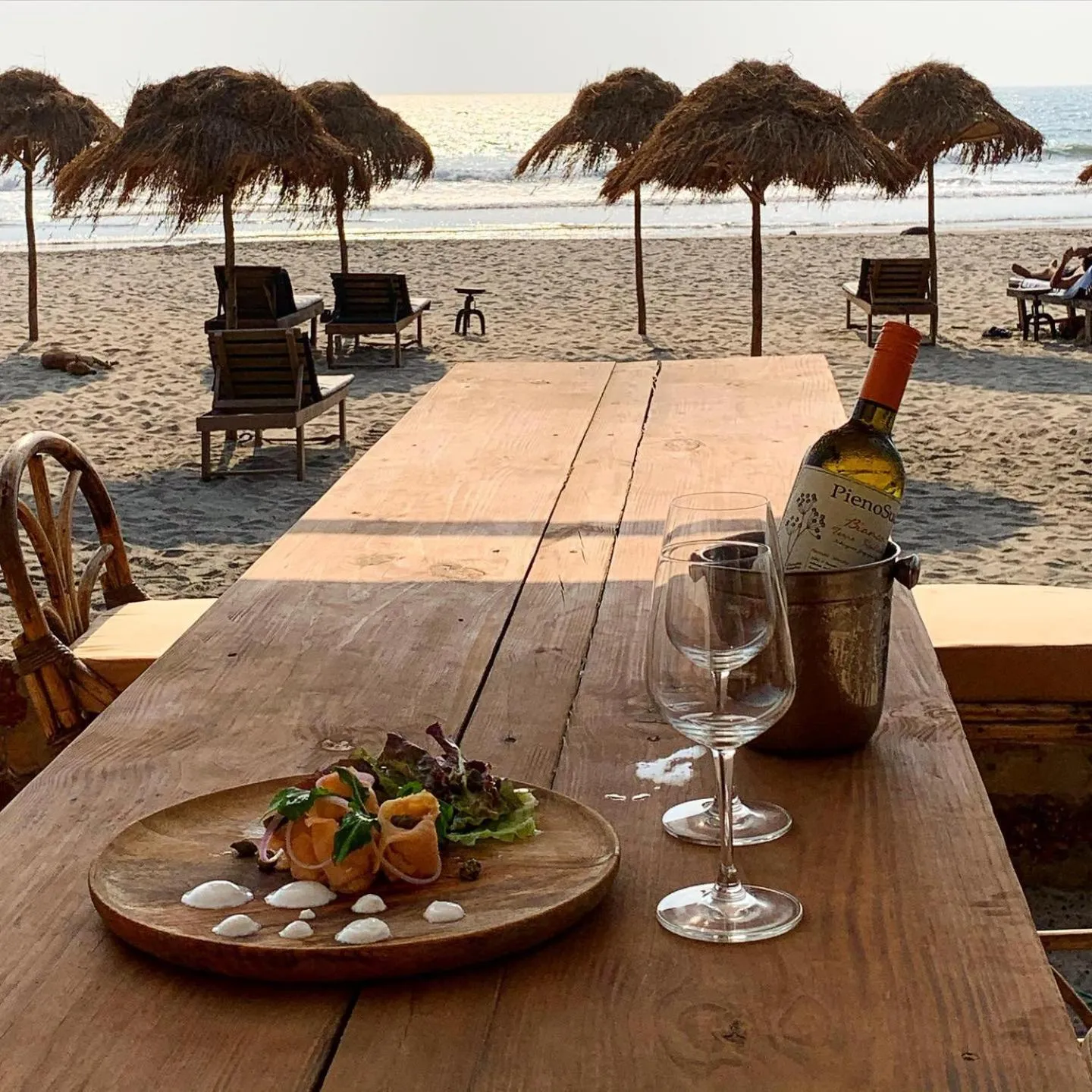 Food and drinks in Anahata Retreat Beach Front Ashwem Goa