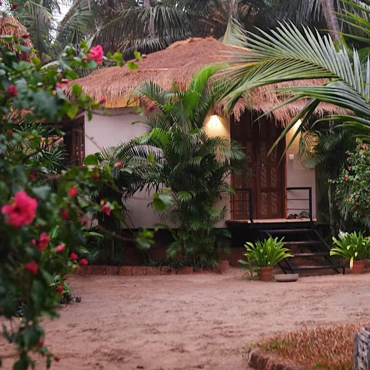 Property building in Anahata Retreat Beach Front Ashwem Goa Property building in Anahata Retreat Beach Front Ashwem Goa