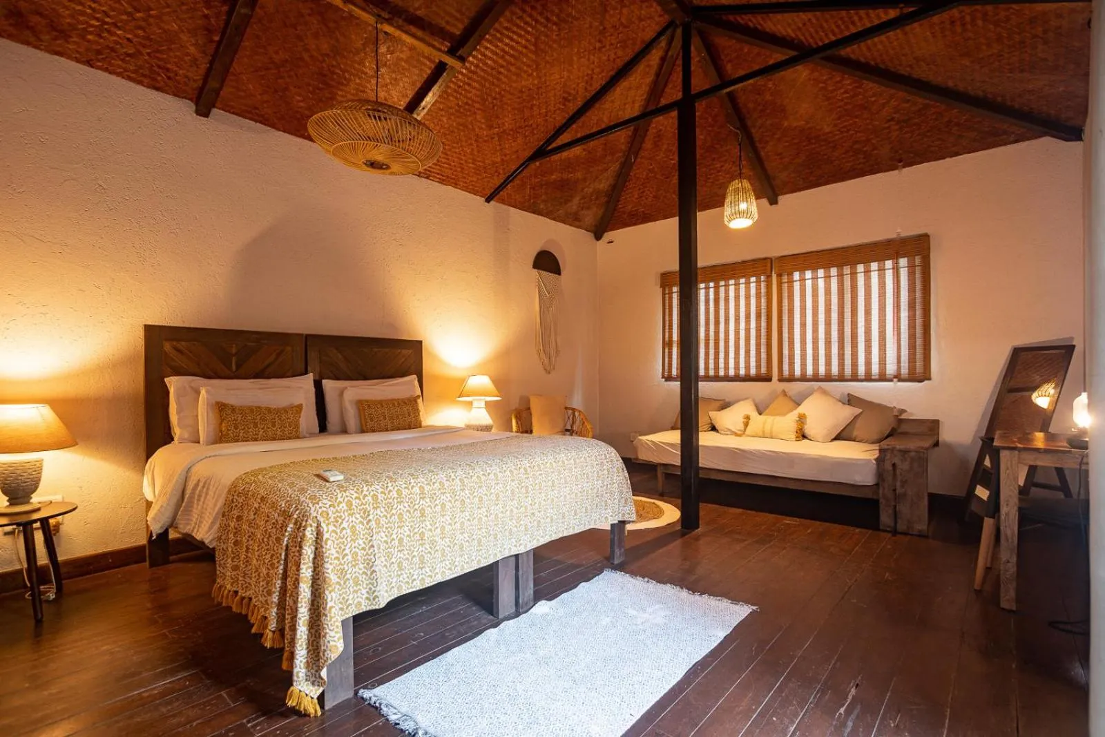 Bedroom, Bed in Anahata Retreat Beach Front Ashwem Goa